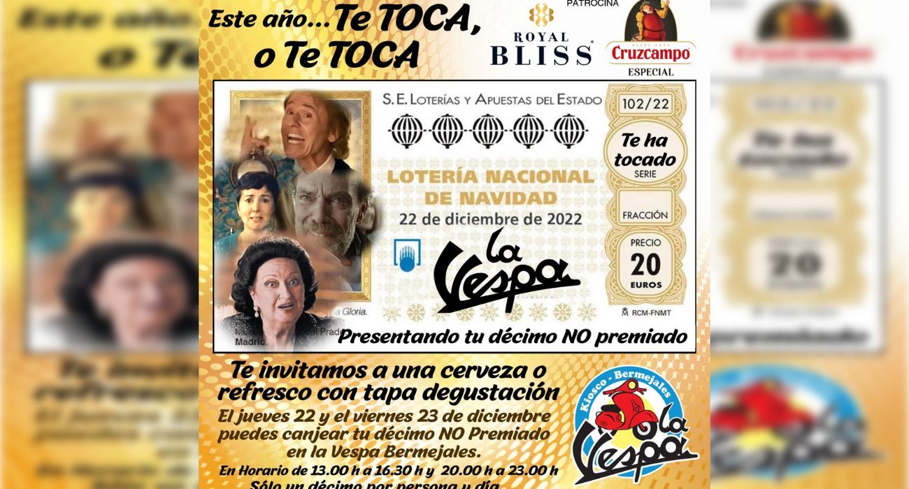 Los billetes no afortunados en la Lotería de Navidad tendrán premio en un bar de Sevilla.