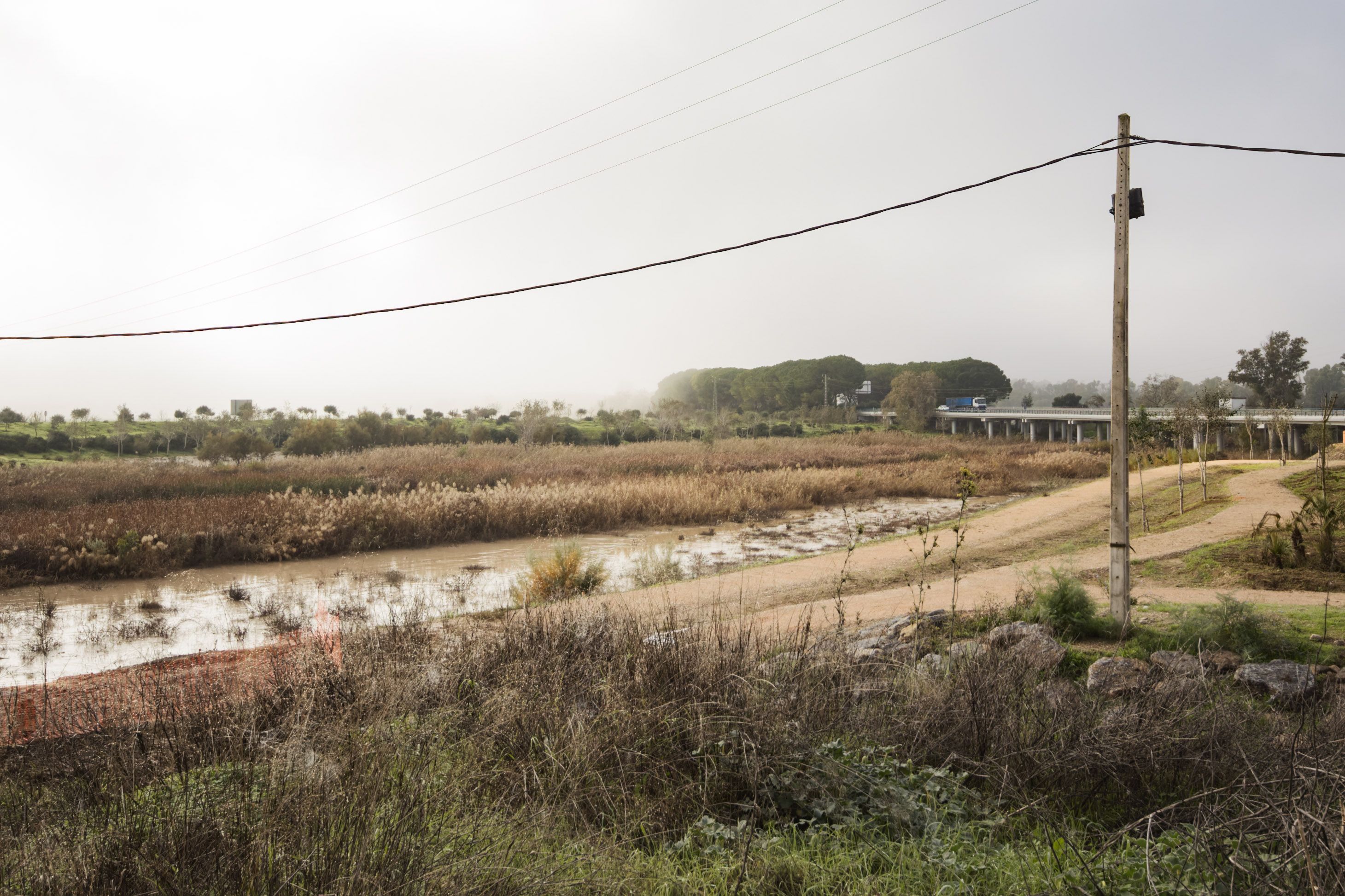 Una fotografía del río Guadalete a su paso por Jerez.