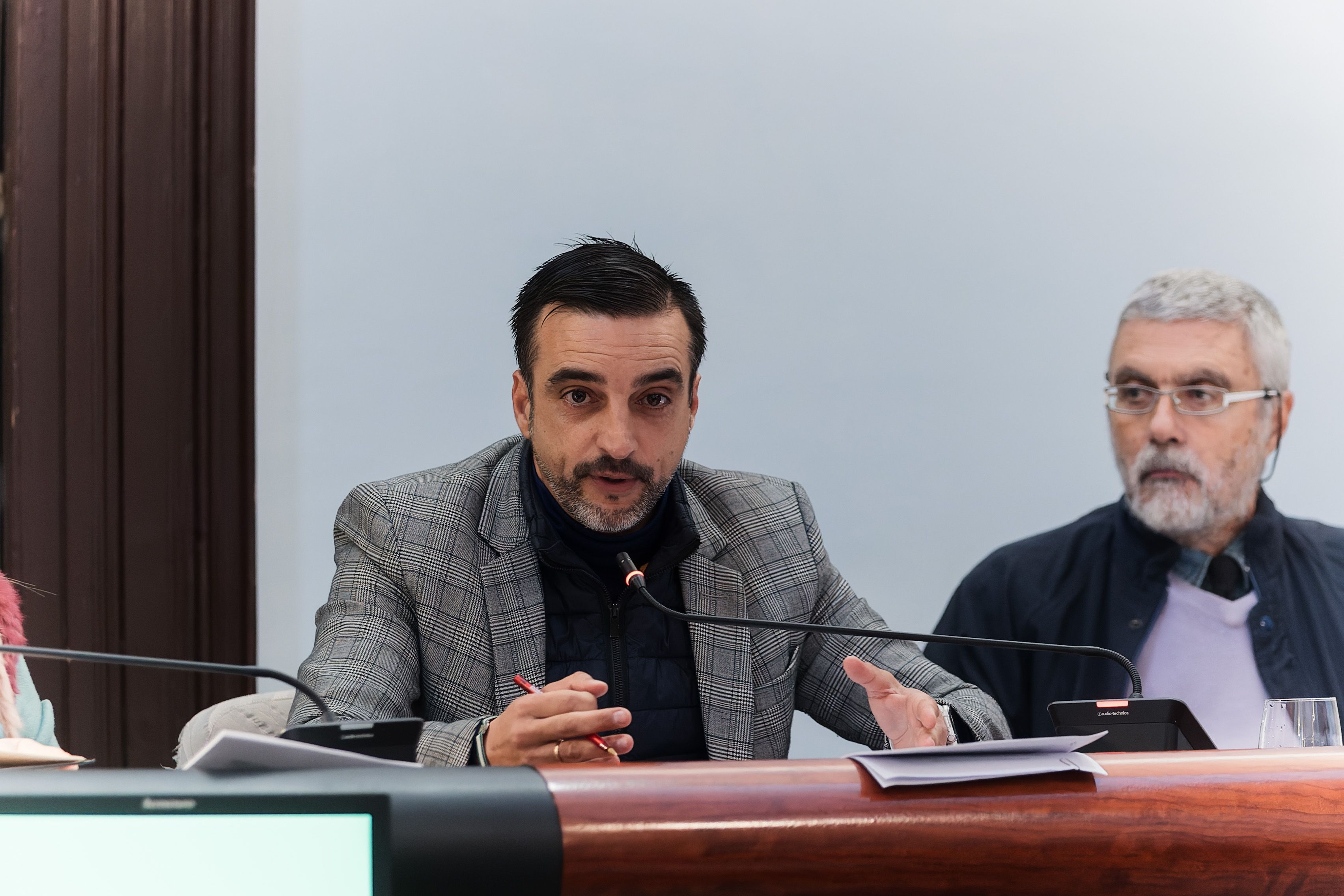 Díaz, en el pleno de diciembre, celebrado este pasado jueves en el Ayuntamiento, donde ha cargado duramente contra la líder del PP de Jerez, María José García-Pelayo.