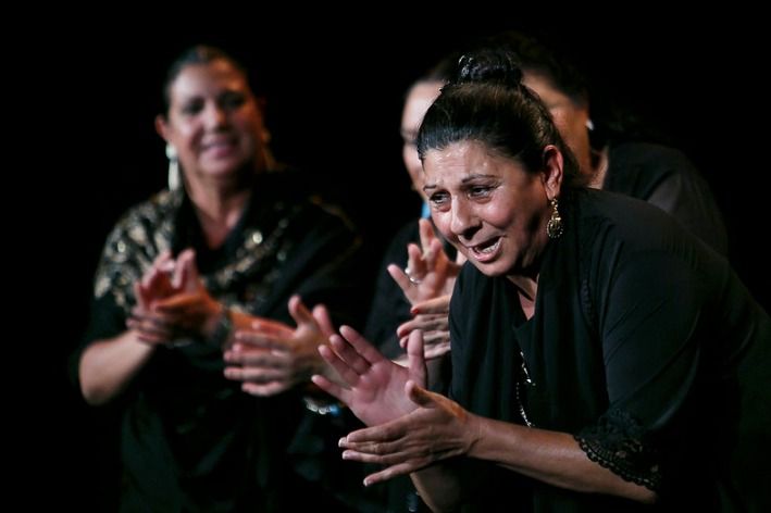 Dolores Agujetas, durante una actuación. FOTO: FUNDACIÓN CAJASOL