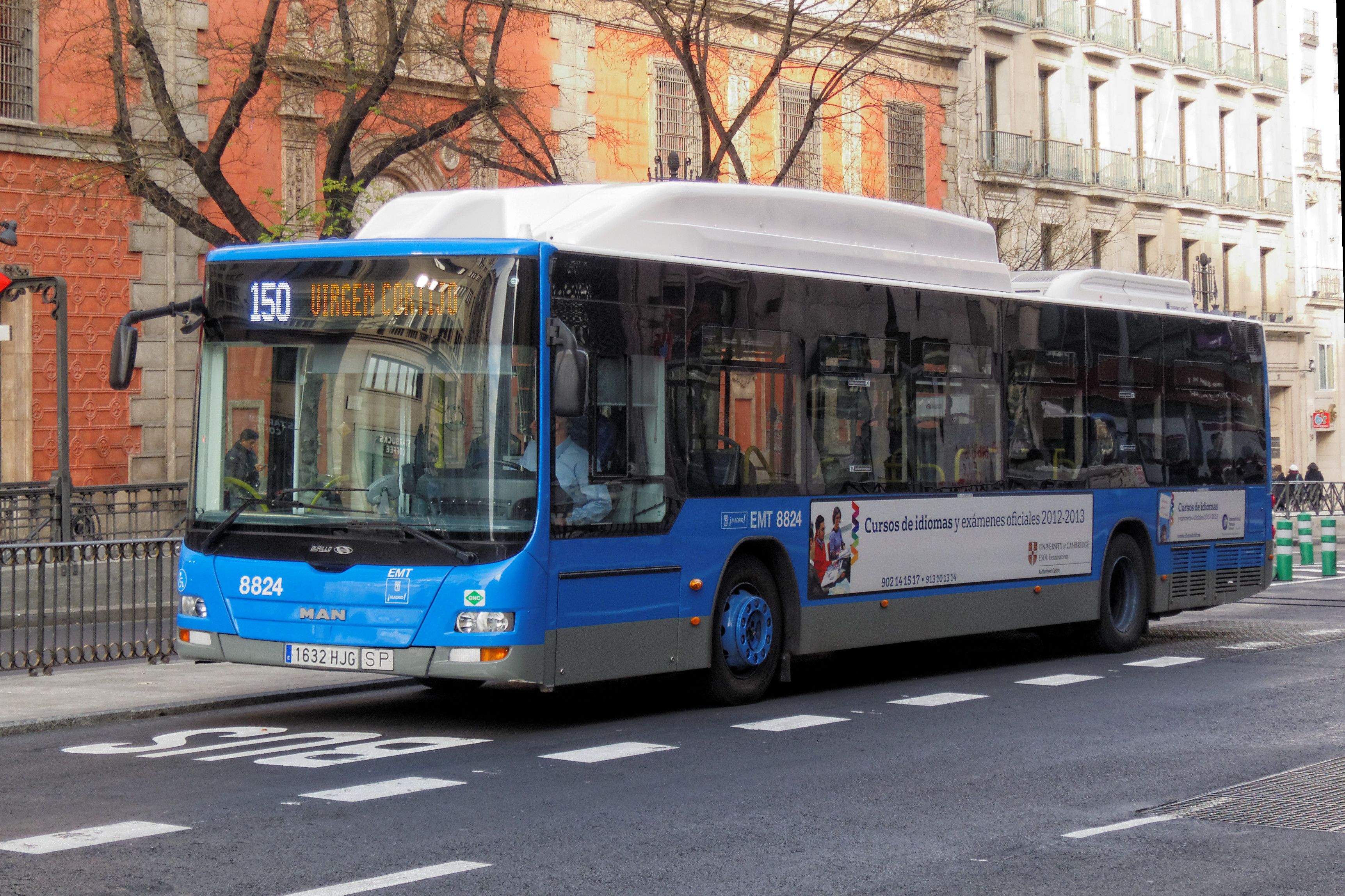 Autobús del transporte urbano de Madrid