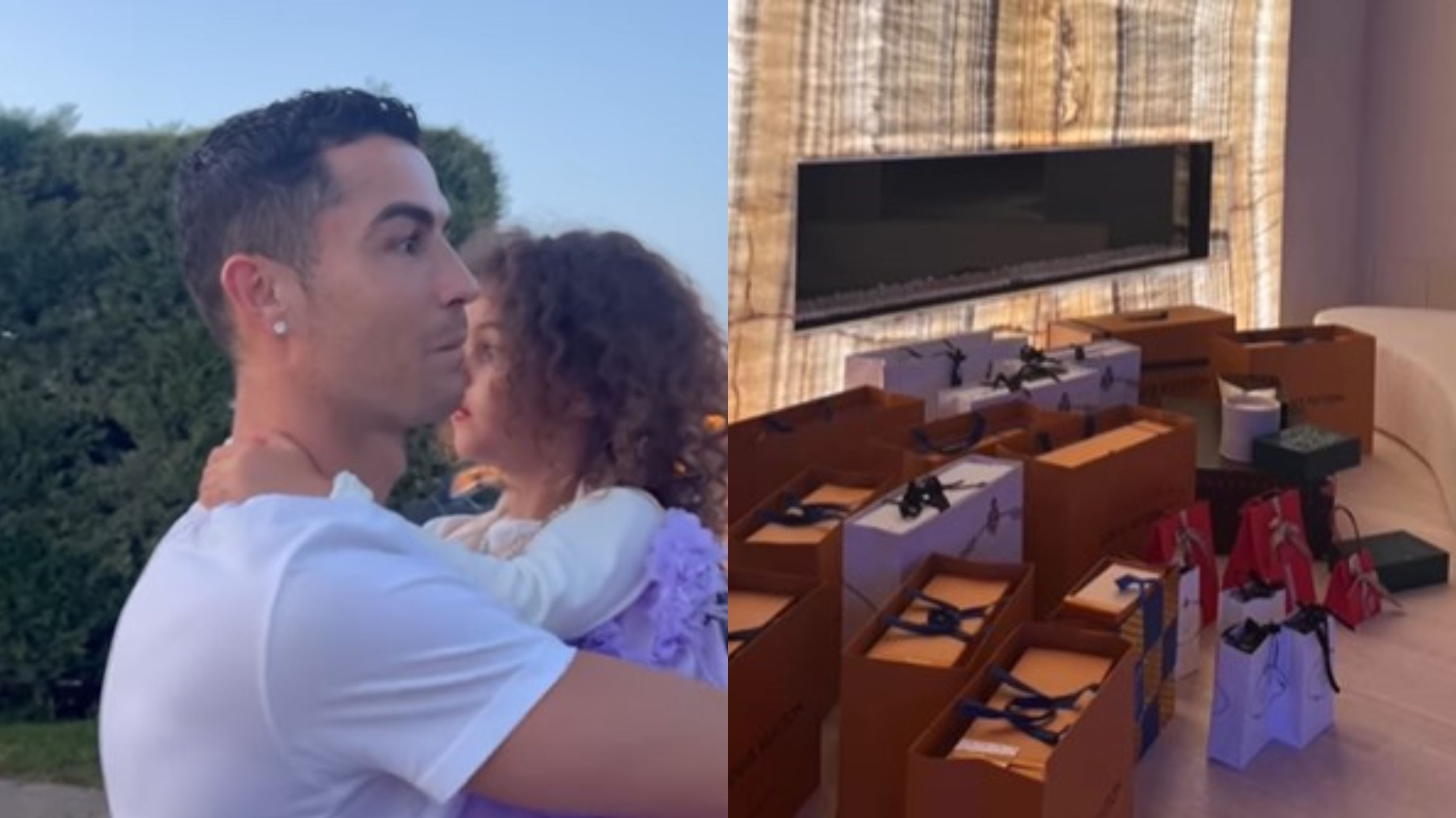 Cristiano Ronaldo celebrando la Navidad. INSTRAGRAM