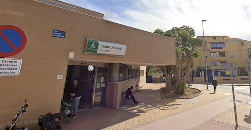 El centro de salud de Churriana, donde fue agredido el médico.