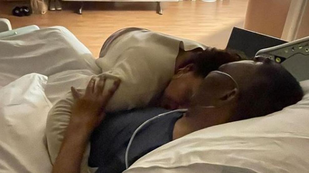 Pelé y su hija.   INSTAGRAM