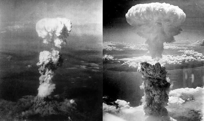 Estallido de bomba atómica en Hiroshima y Nagasaki. FOTO: GEORGE R. CARON/CHARLES LEVY