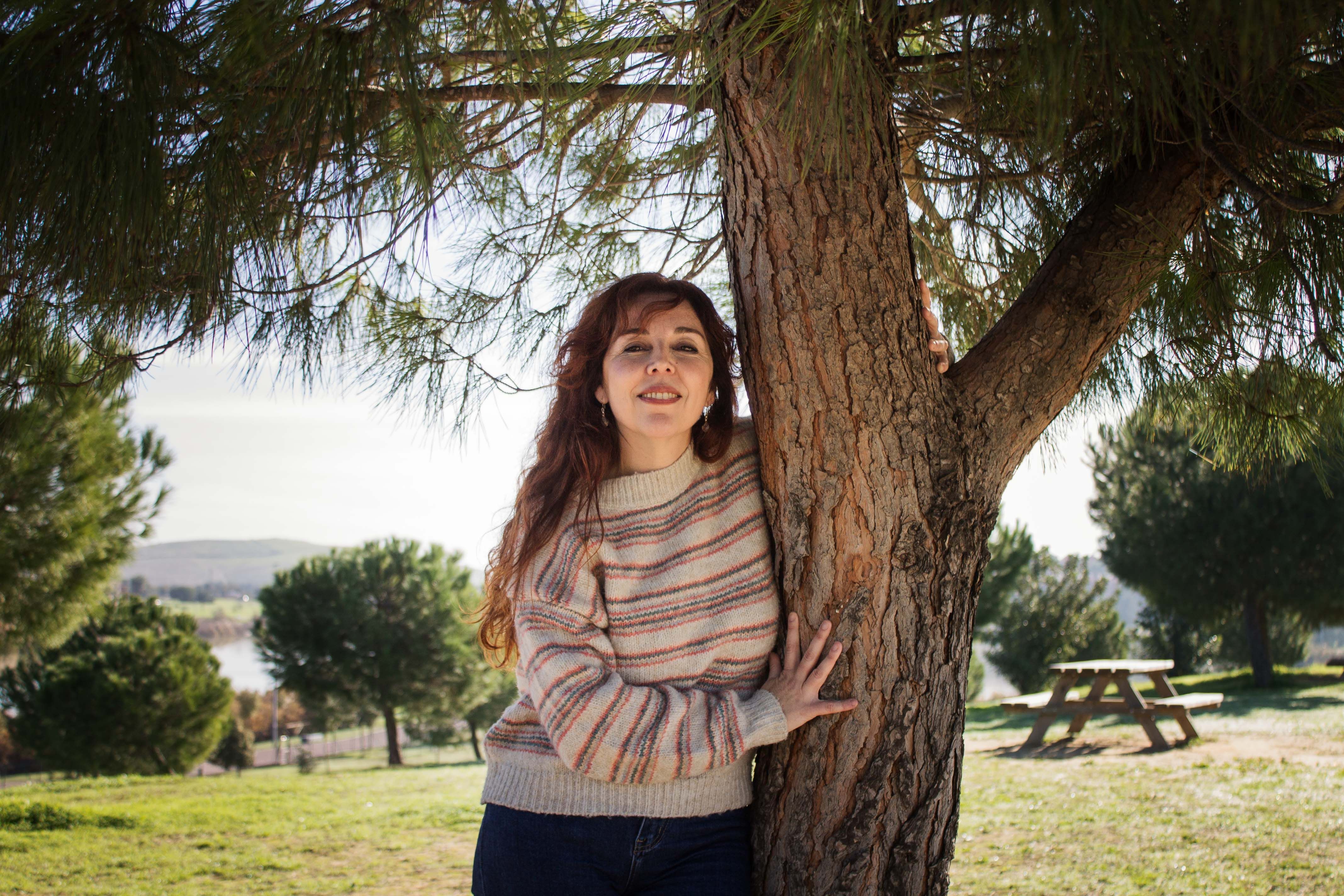 Rocío Rosado posa poco después de la entrevista con lavozdelsur.es.