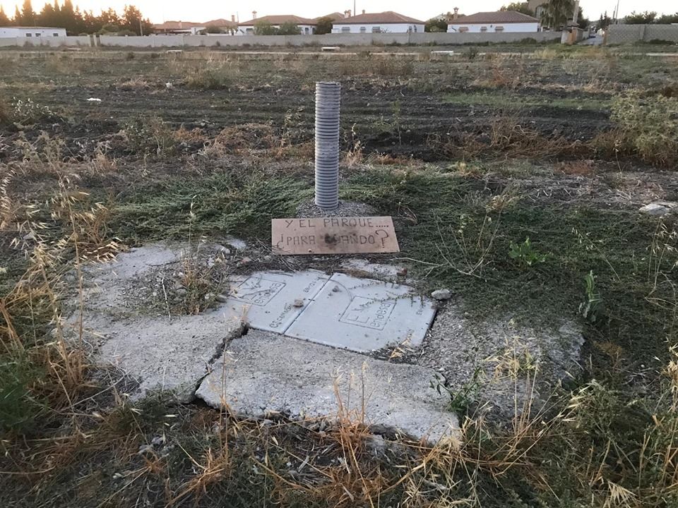 Una imagen reciente del parque laguna de las Ranas. 