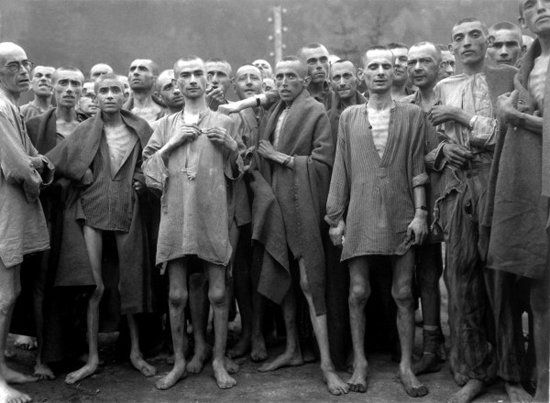 Presos españoles en Mauthausen.