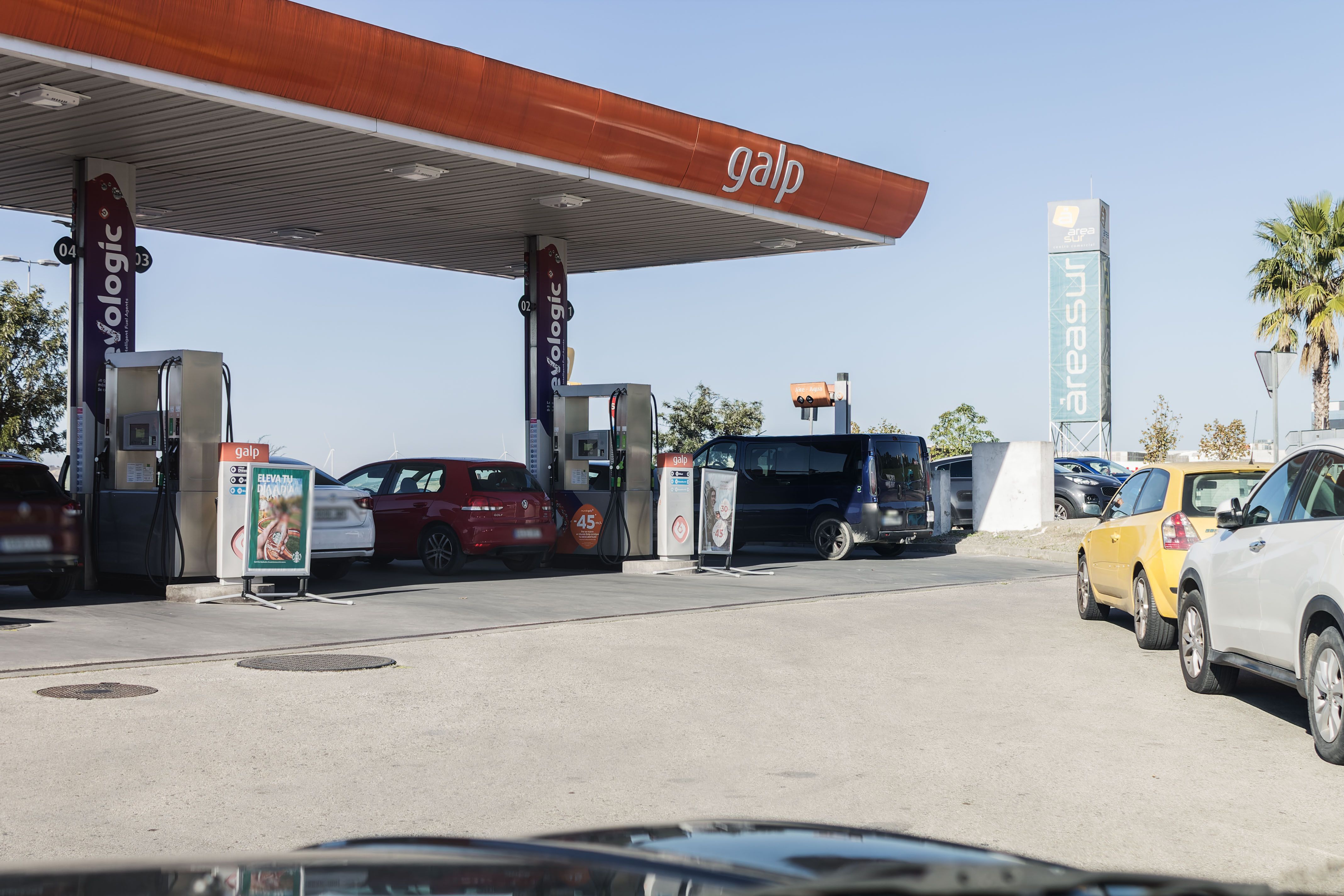 Imagen de archivo de una gasolinera Galp.