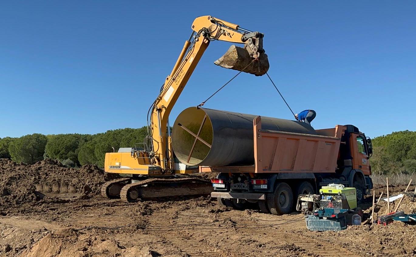 Labores de reparación de la Arteria II.