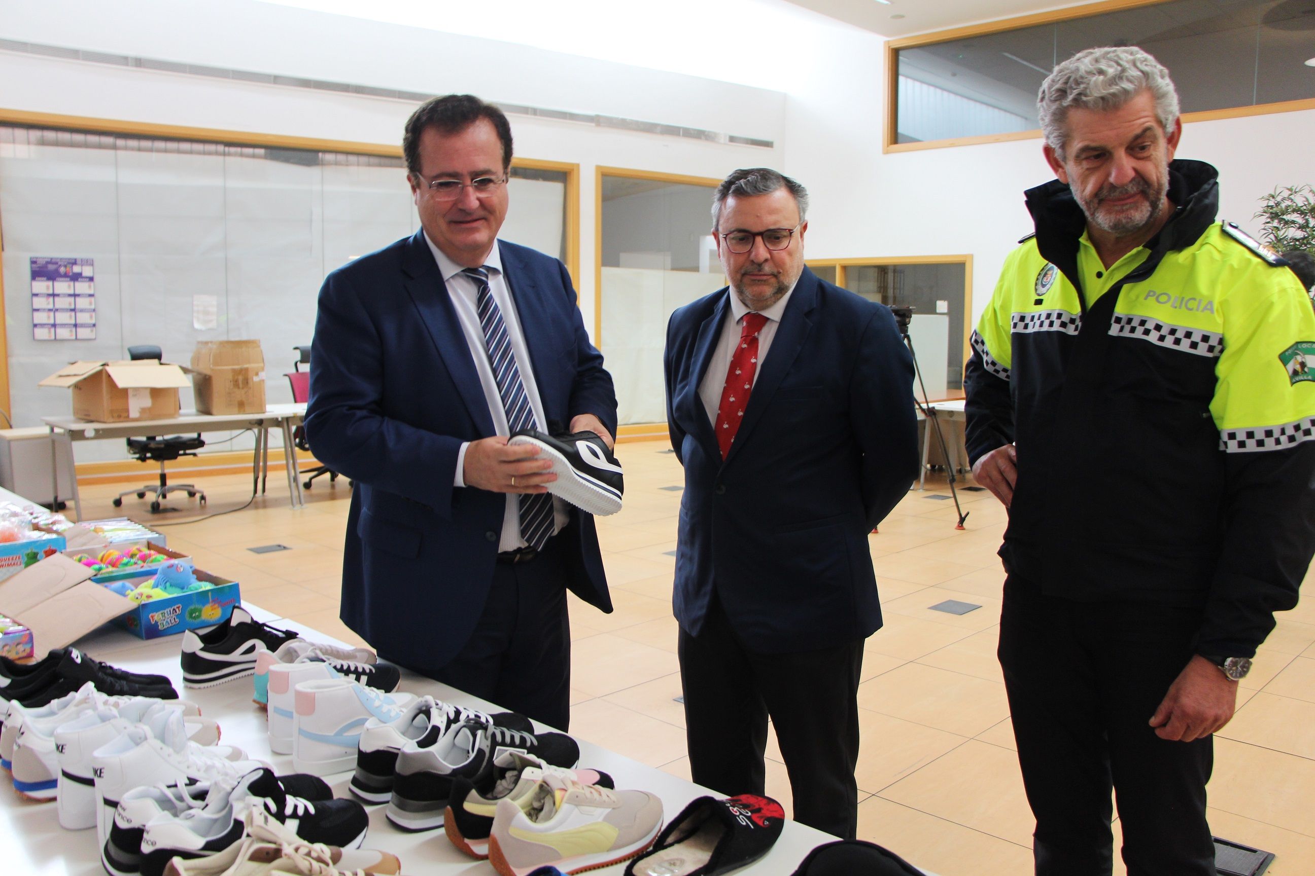 Imagen de la operación de la Policía Local de Sevilla.