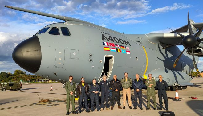  Airbus A400M muestra su potencial en el Reino Unido. c) Airbus Defence and Space SAU 2022 