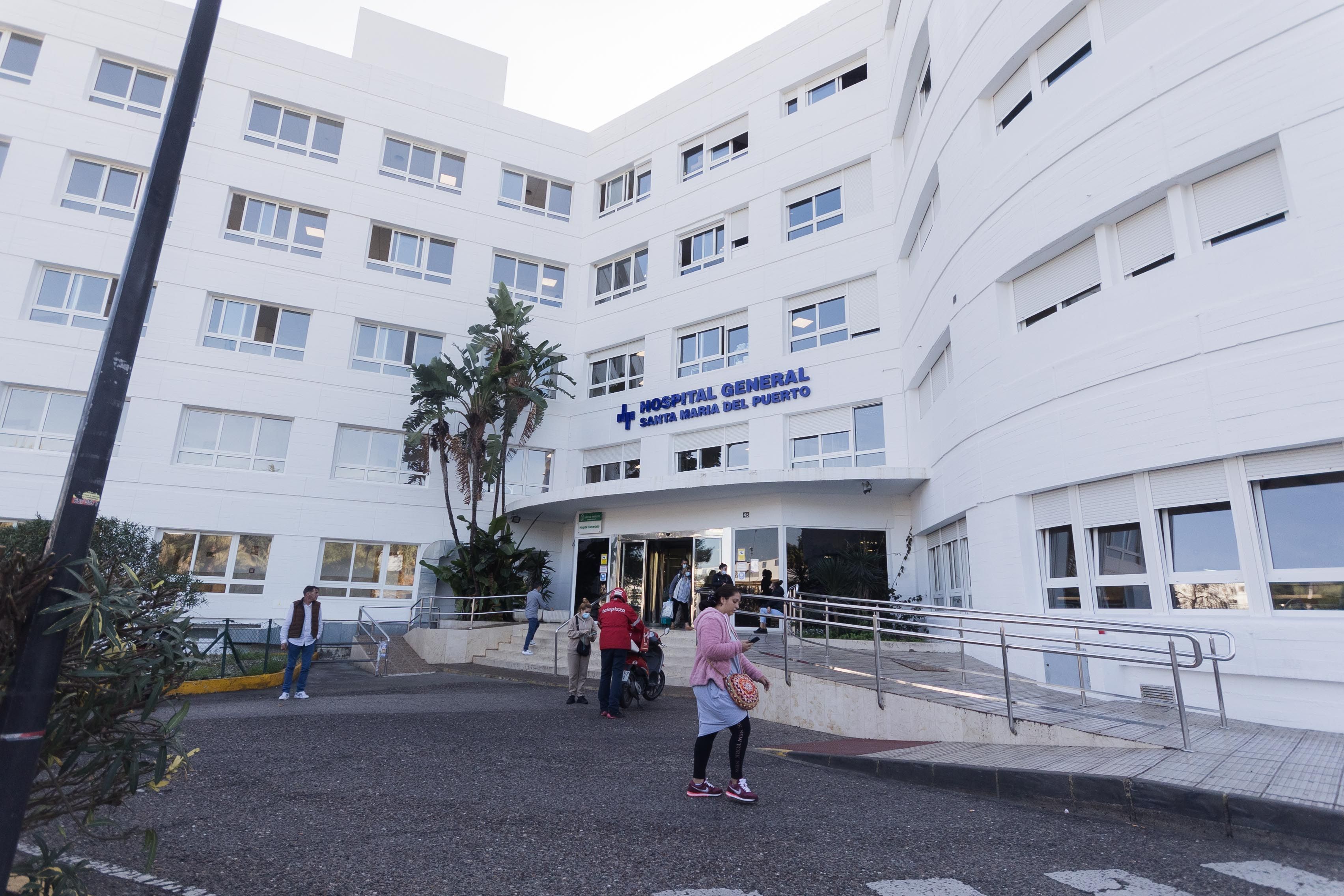 Una imagen reciente del hospital Santa María de El Puerto. Una imagen reciente del hospital Santa María de El Puerto.