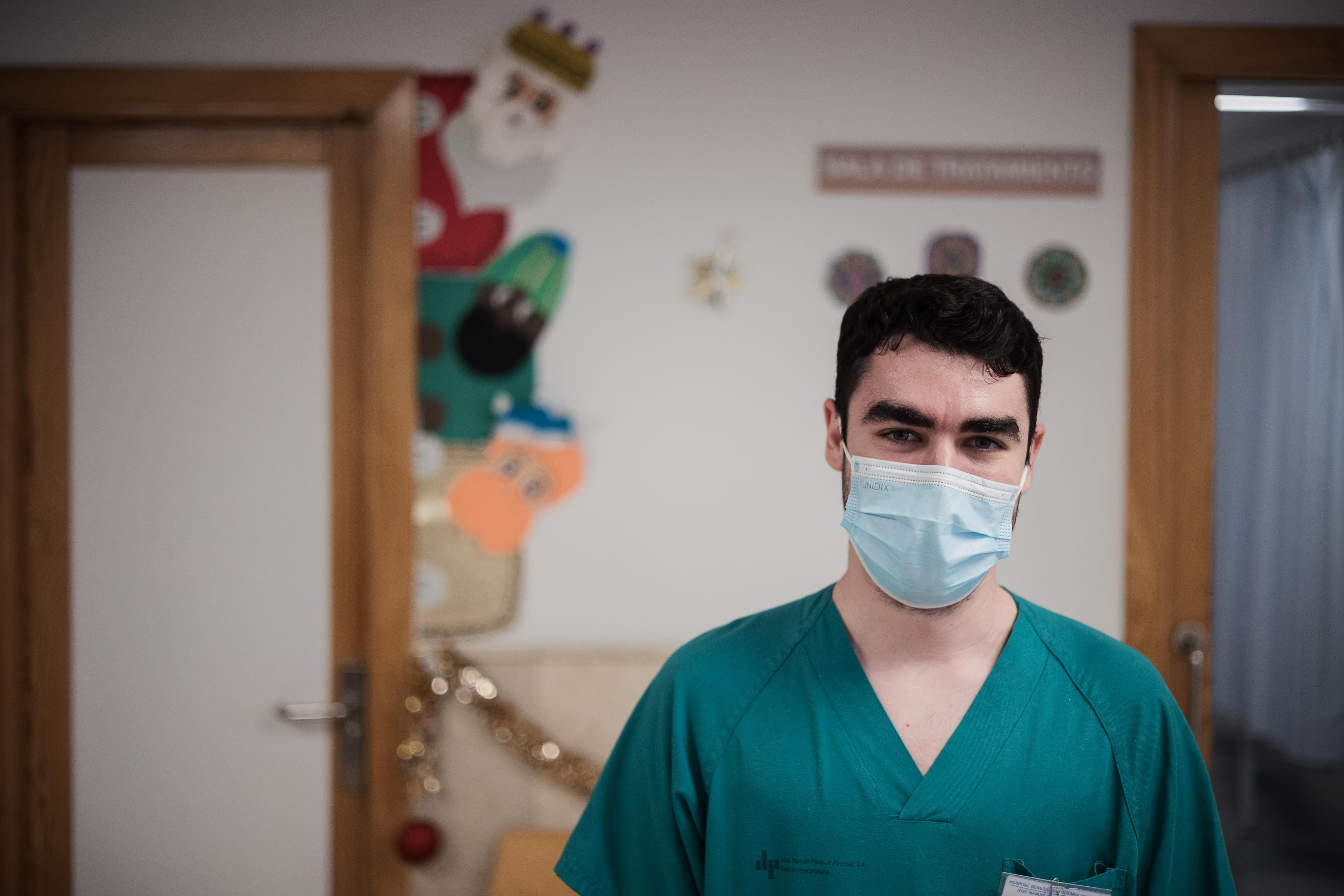 José Miguel Ramos, enfermero jerezano que está de guardia el 31.