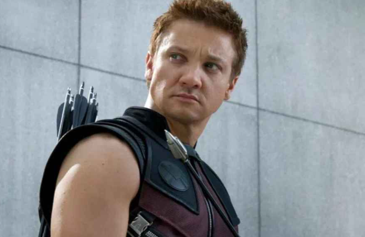 El actor Jeremmy Renner, 'Ojo de Halcón' en las películas de Marvel.
