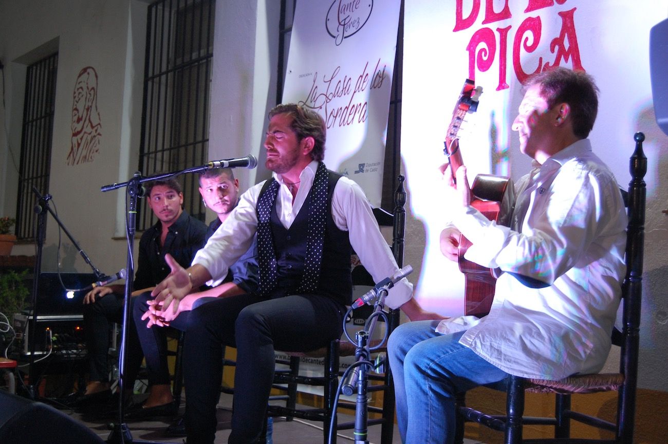 Sebastián Vilches, durante las semifinales de 'El cante en rama'.