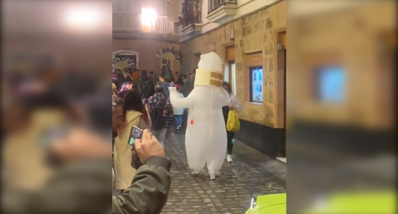 El oso perjudicado de Cádiz ha regresado a las calles de la capital.