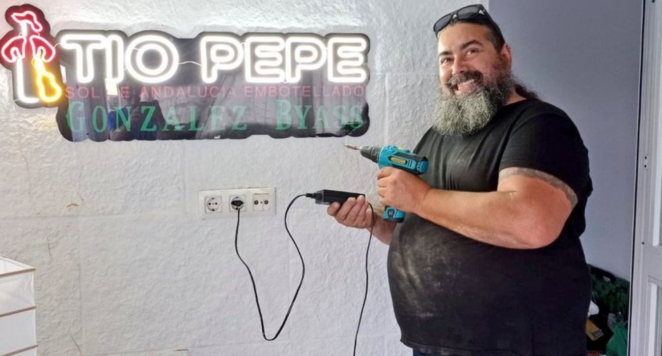 Bubu, aficionado muy querido por la grada del Xerez DFC.