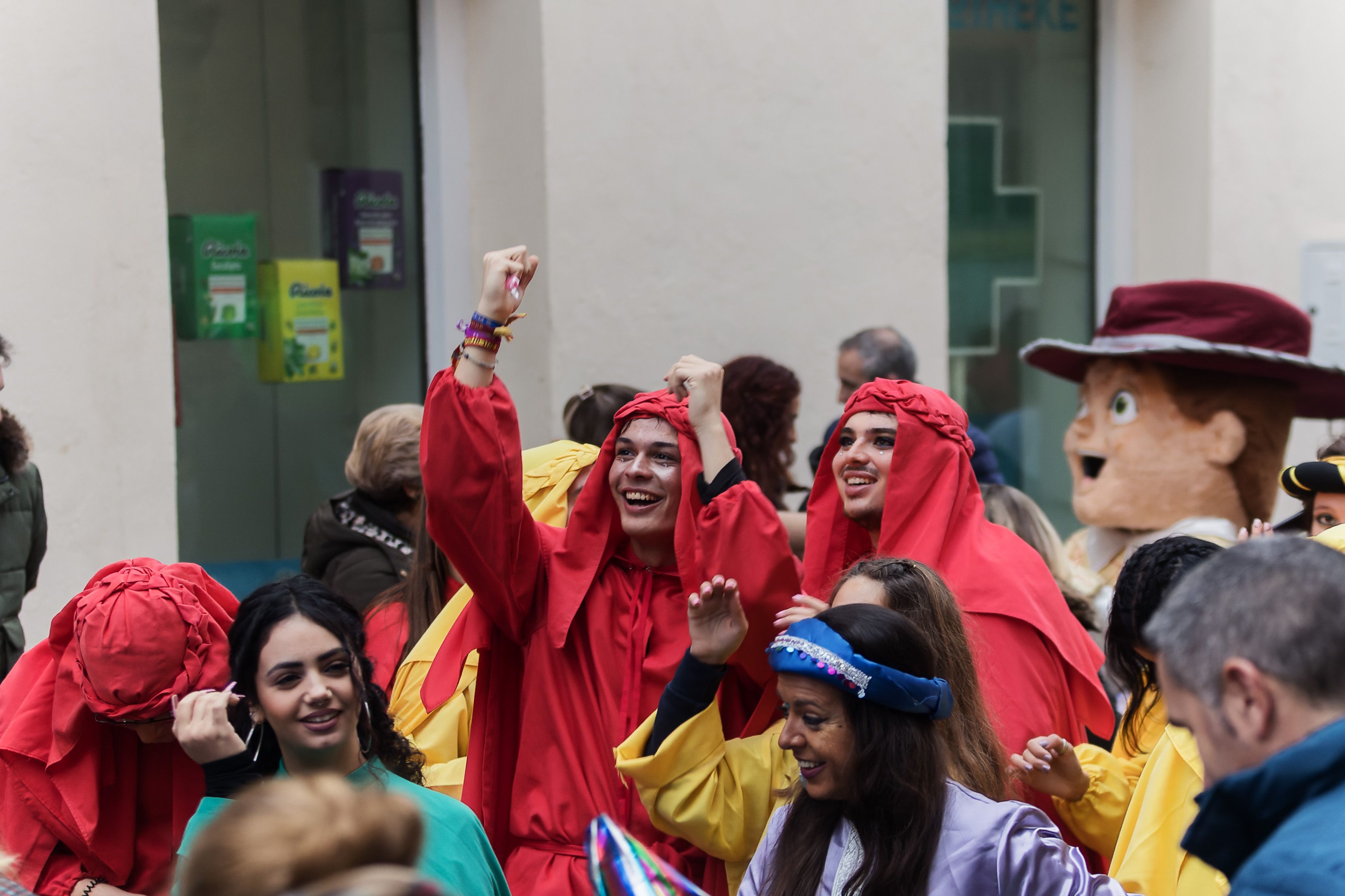 La cabalgata de la Cartera Real a su paso por las calles de Jerez