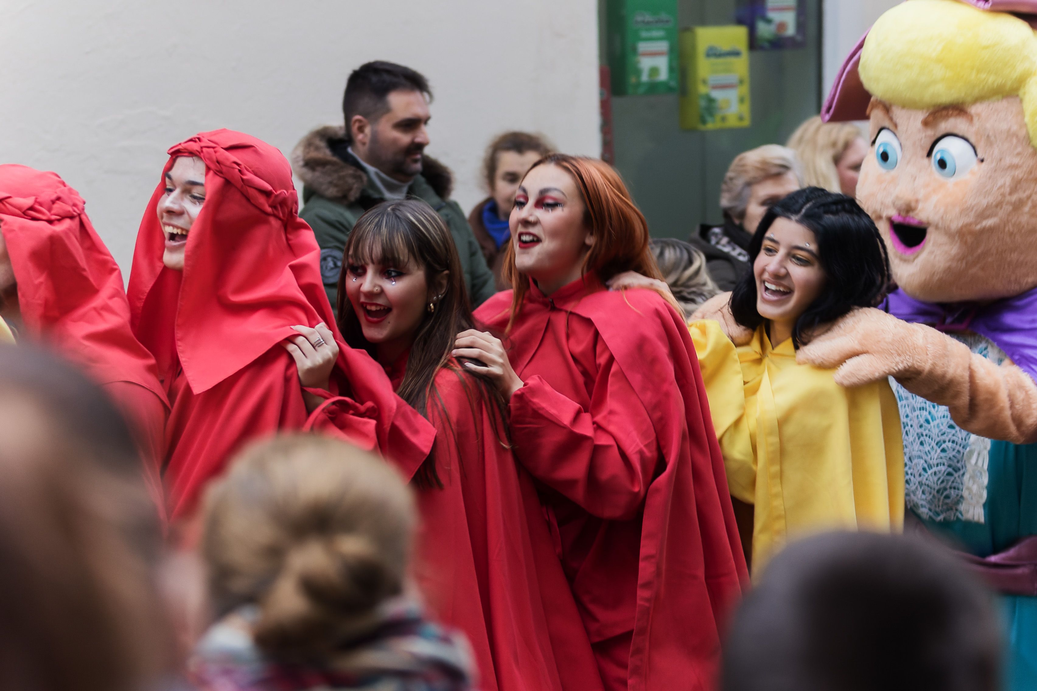 La cabalgata de la Cartera Real a su paso por las calles de Jerez
