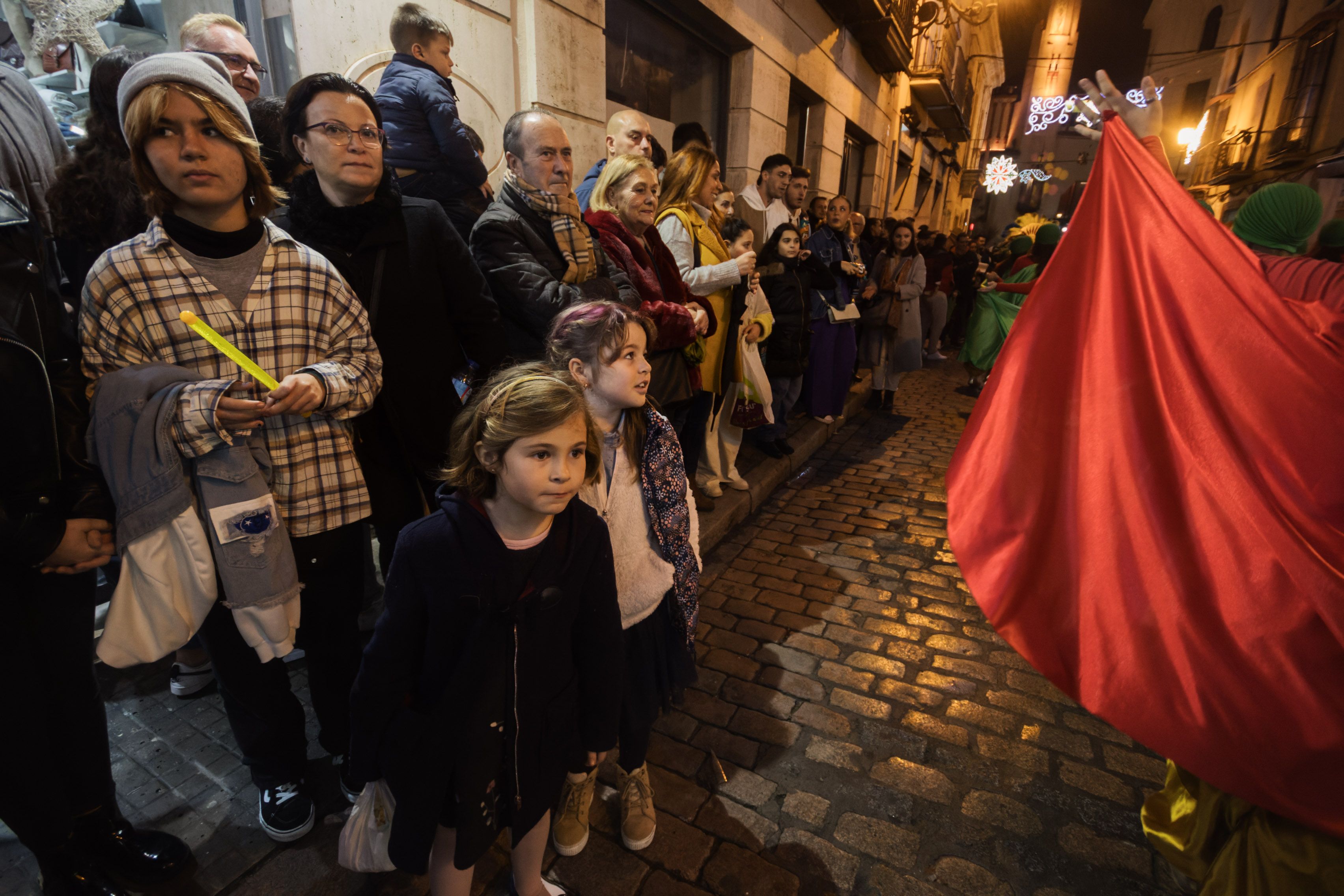 La cabalgata de la Cartera Real a su paso por las calles de Jerez