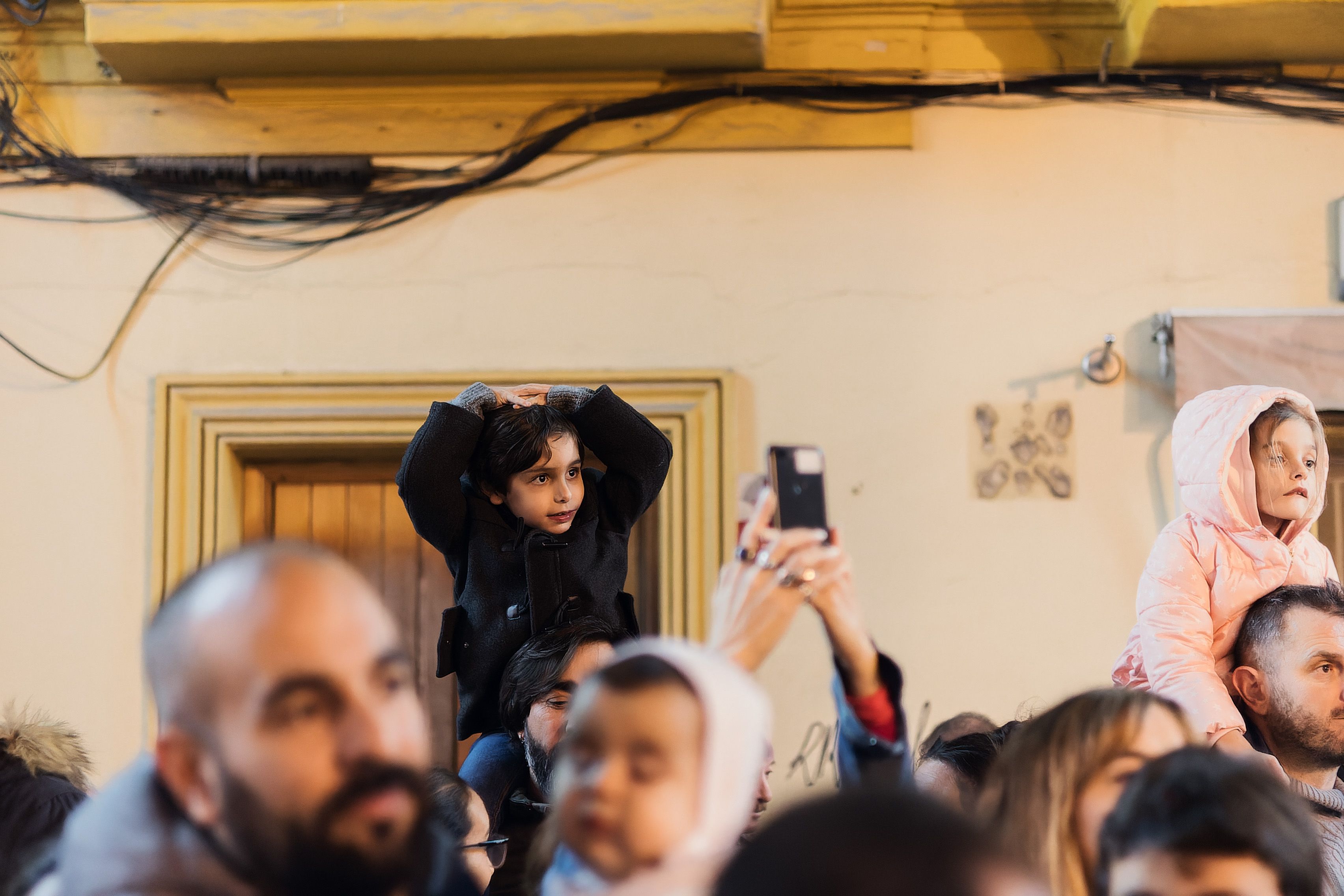 La cabalgata de la Cartera Real a su paso por las calles de Jerez