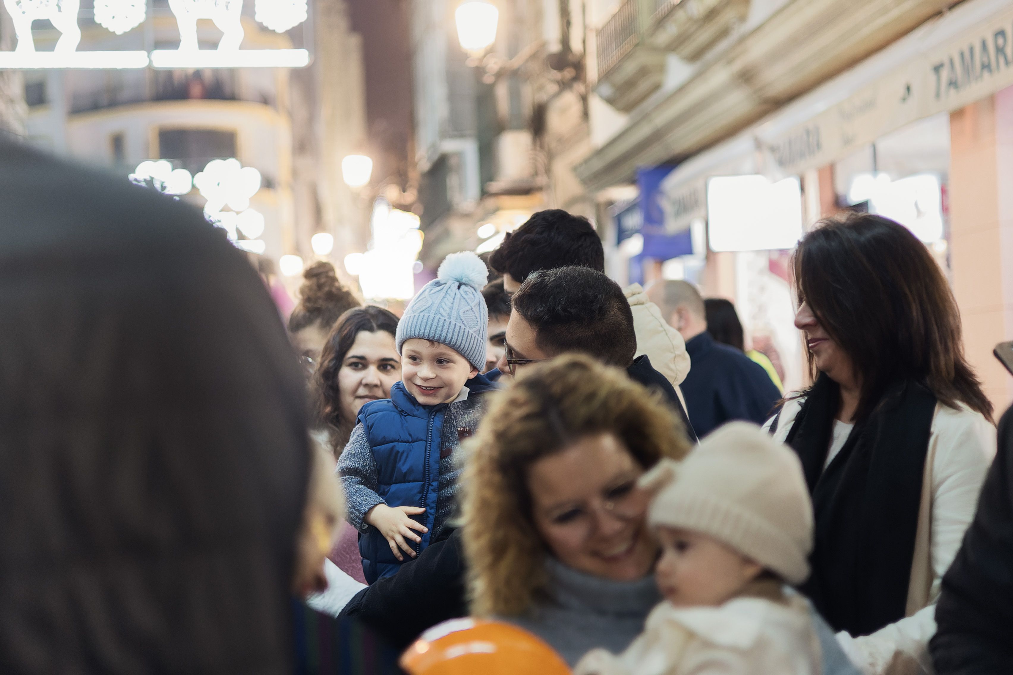 La cabalgata de la Cartera Real a su paso por las calles de Jerez