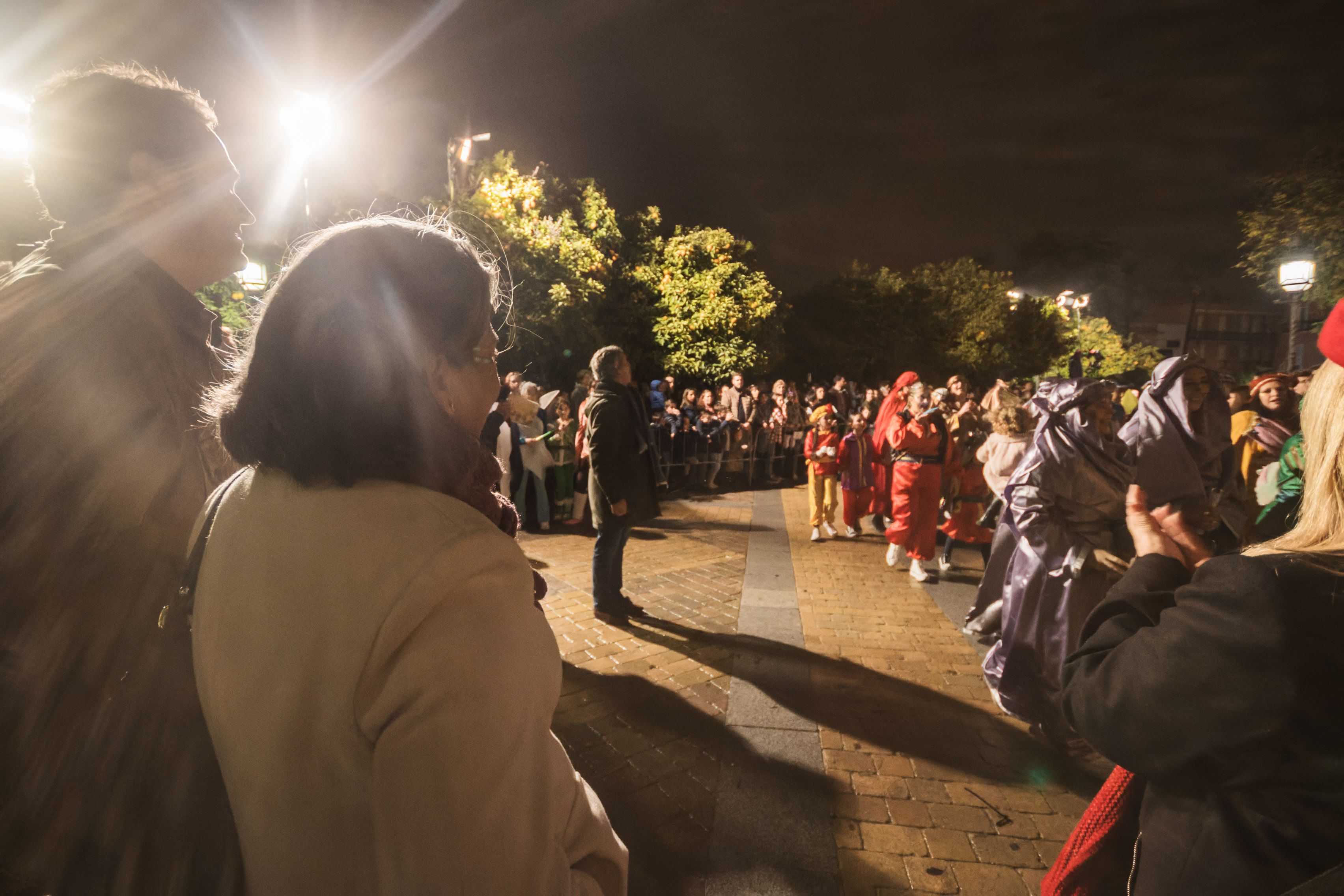 La cabalgata de la Cartera Real a su paso por las calles de Jerez