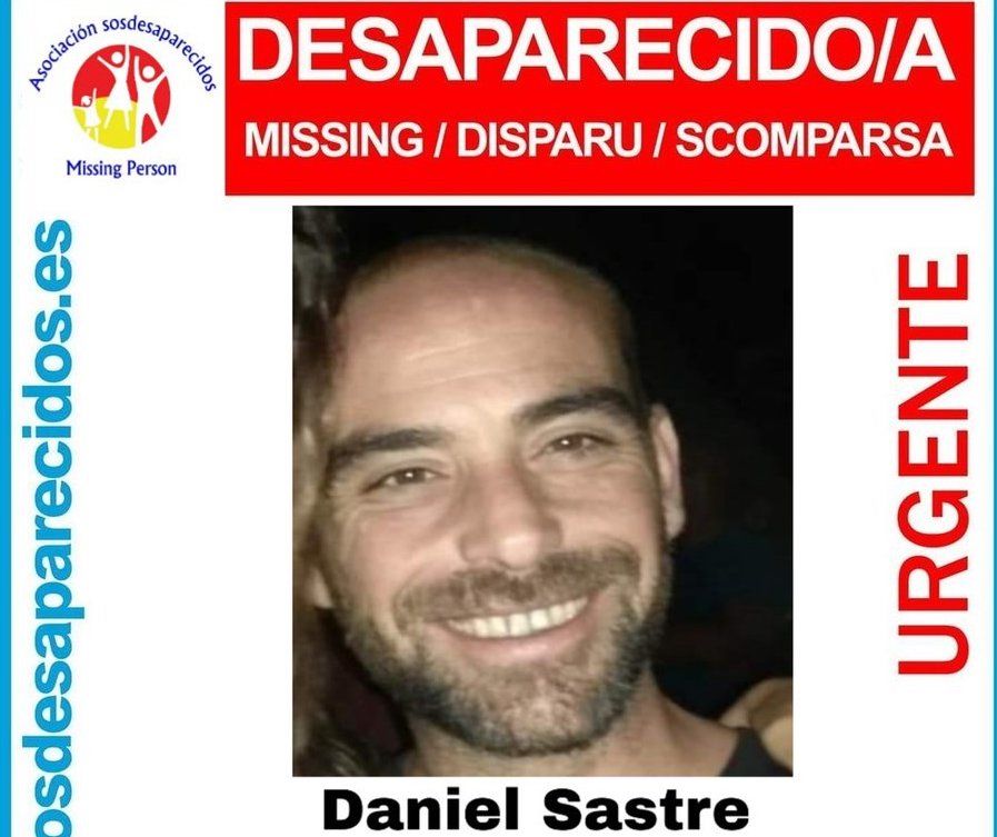 Javier Sastre, desaparecido en Barbate.