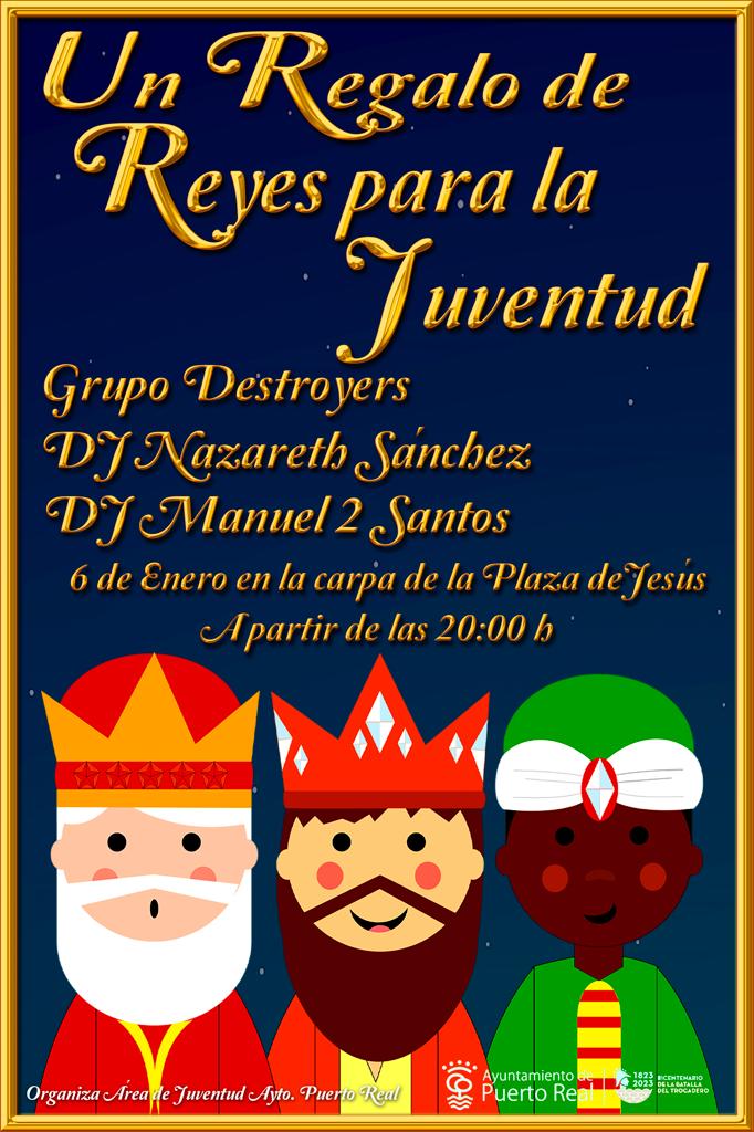 Cartel del evento en Puerto Real.