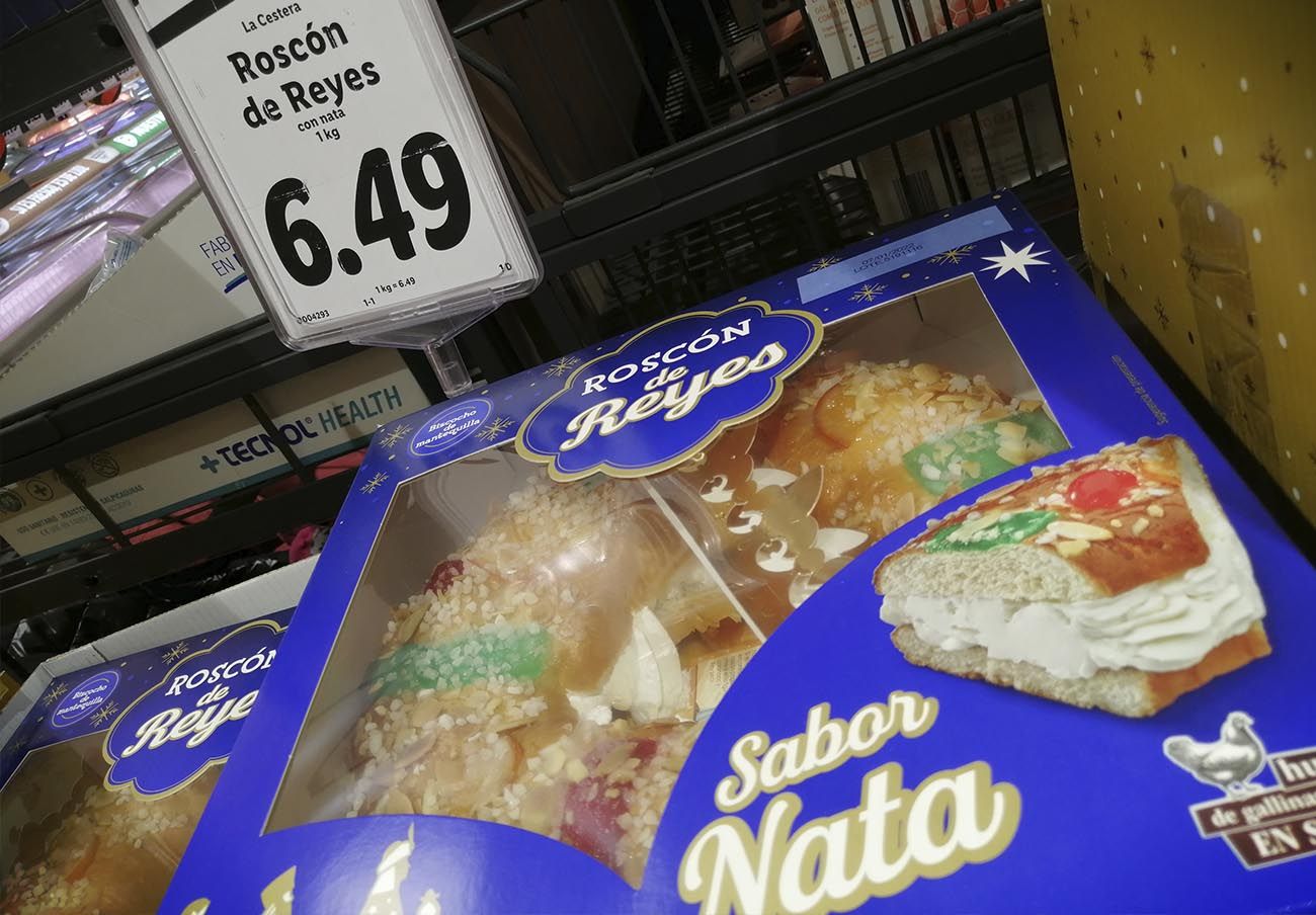 Roscón de Reyes del Lidl en 2022. FACUA