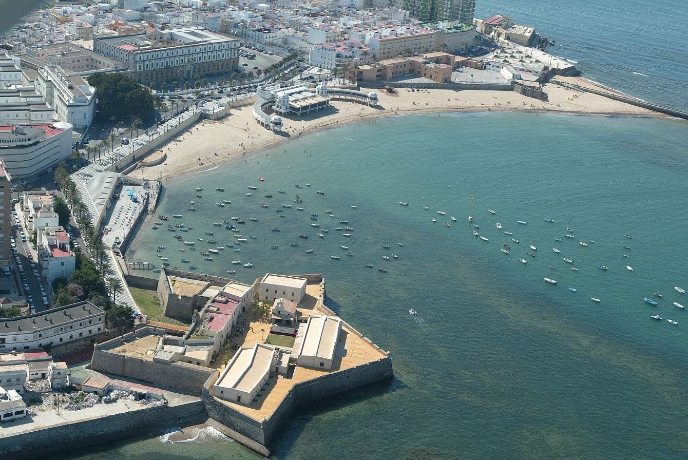 Vista aérea de Valcárcel. FOTO: Ayuntamiento Cádiz