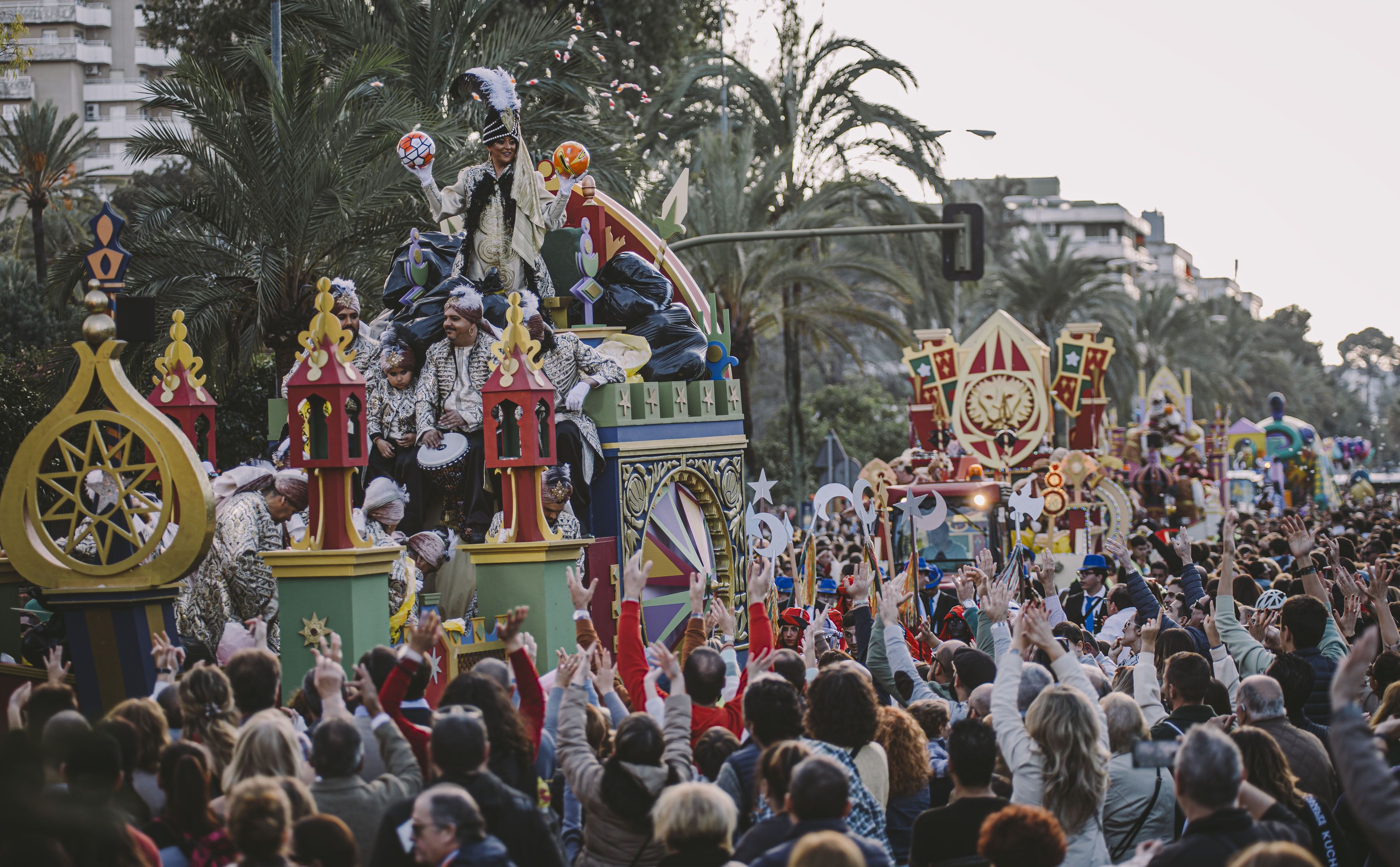 La cabalgata de SS.MM. Los Reyes Magos es uno de los eventos más esperados cada año en Jerez.