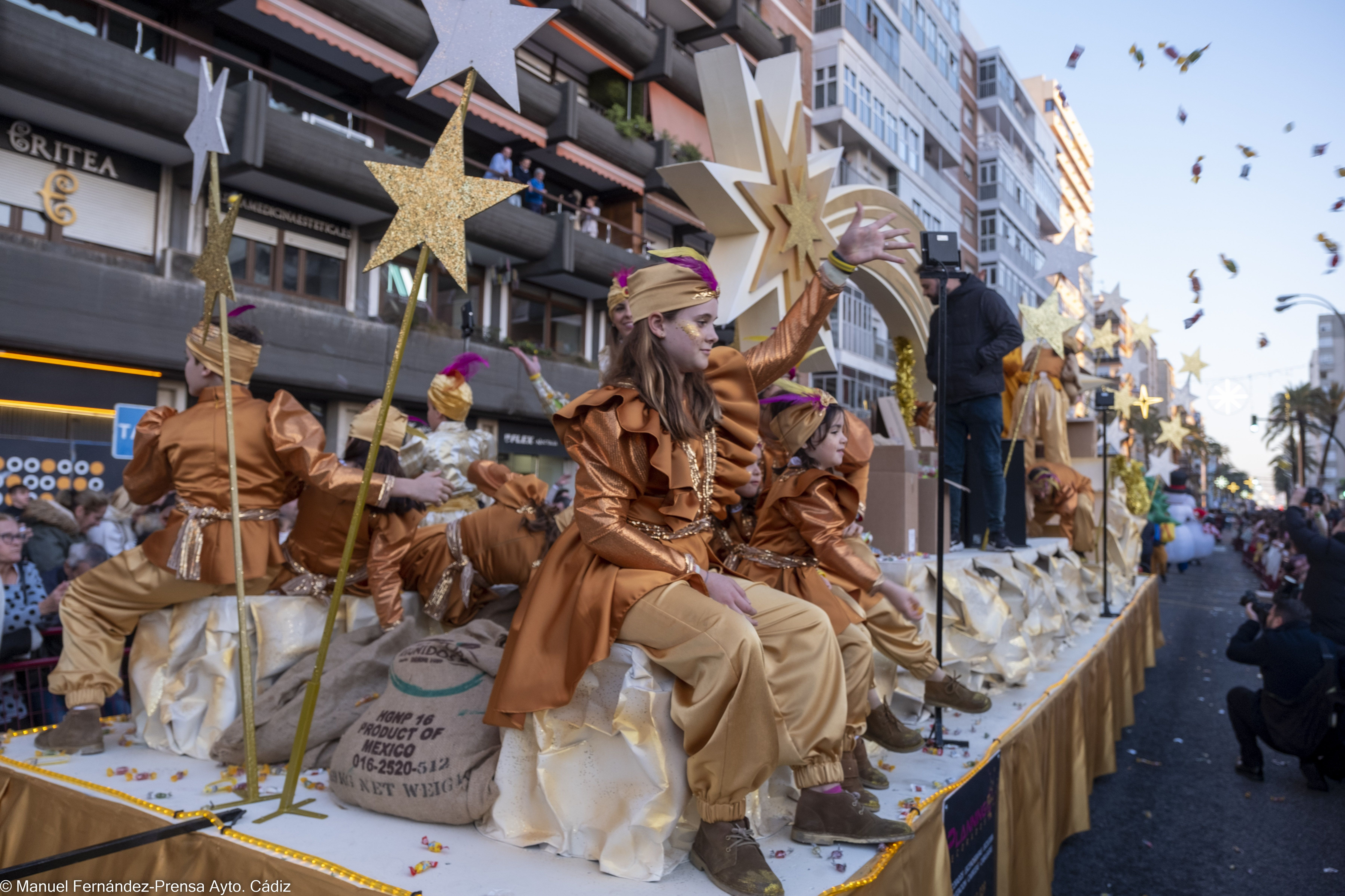 Cabalgata de los Reyes Magos 2023 en Cádiz