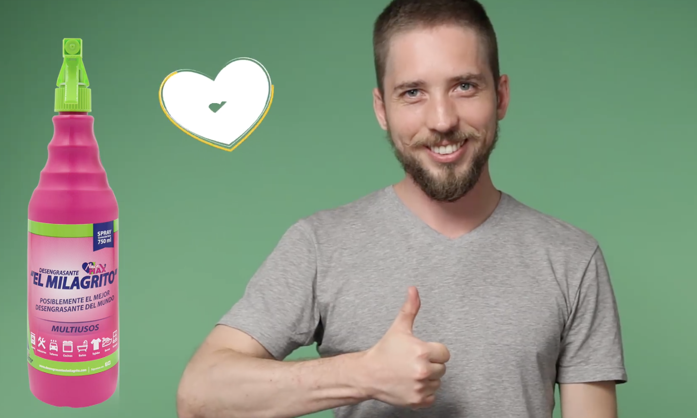 Captura de un spot de El Milagrito.