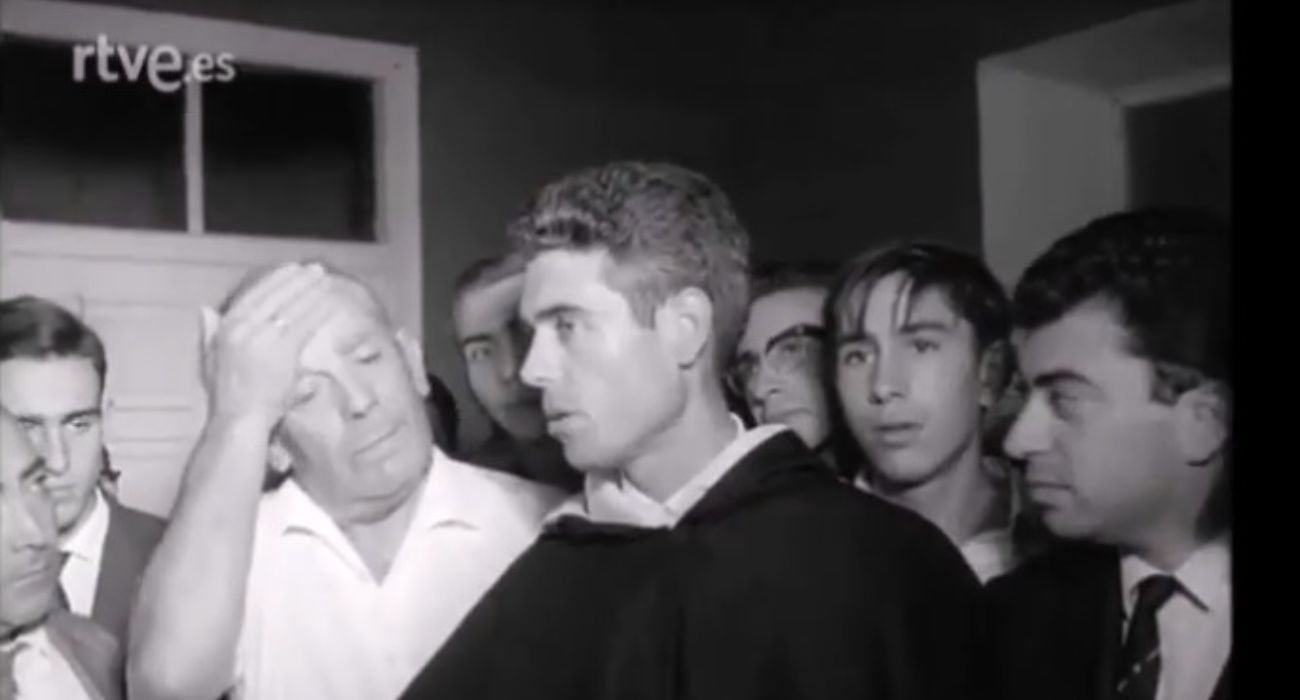 'Mondeño', en sus tiempos de fraile, en una imagen de archivo de RTVE.