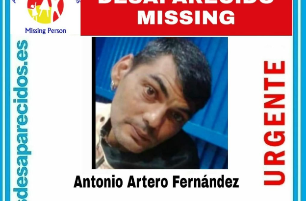 Antonio Artero, desaparecido en Almería.