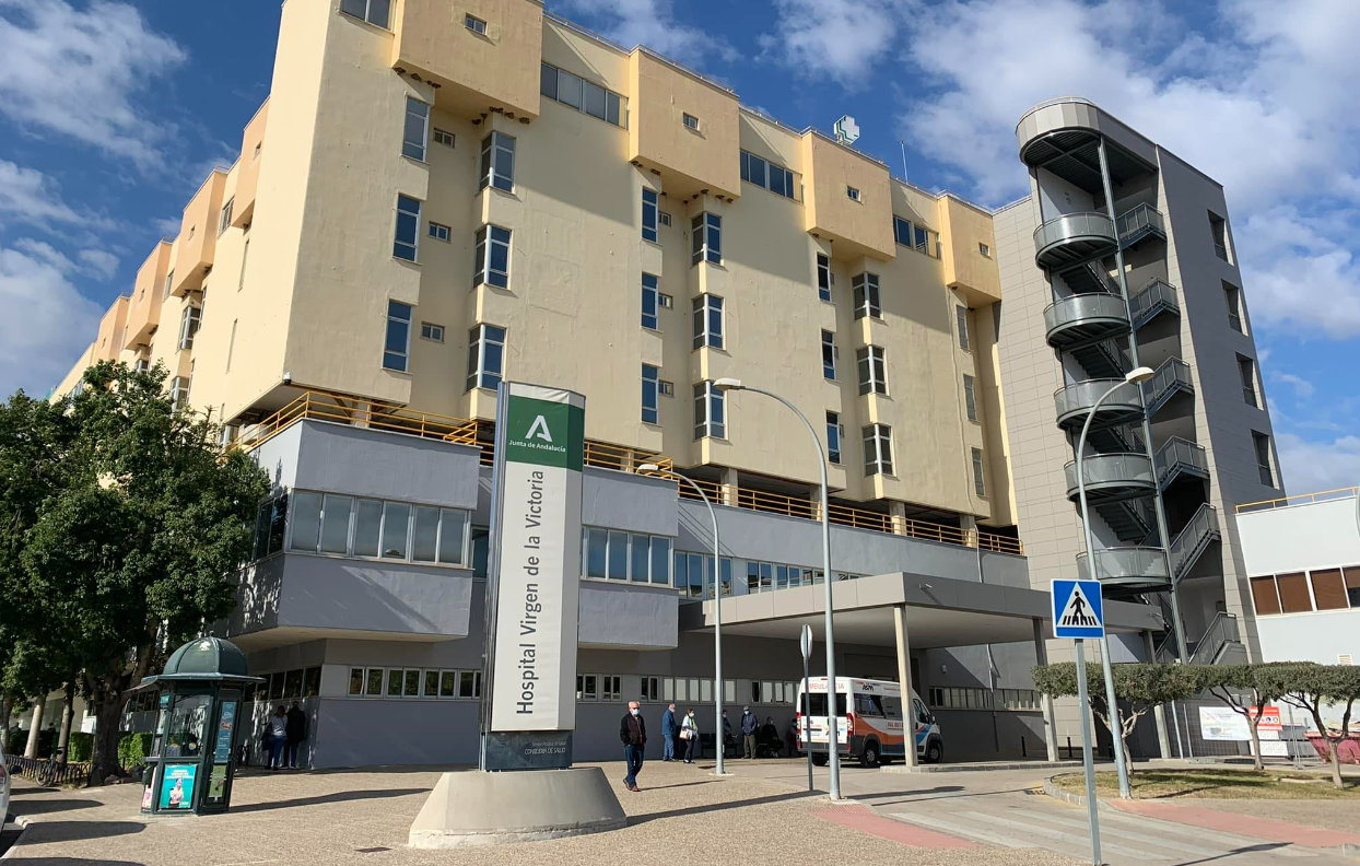 El Hospital Virgen de la Victoria de Málaga.