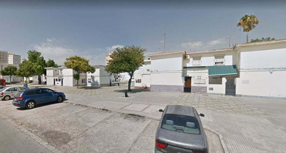 Calle Sarmiento, en el barrio de San Benito, en Jerez. 