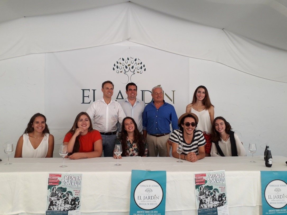 Presentación de la gala 'Música x Salud', en la que colabora la Diputación.