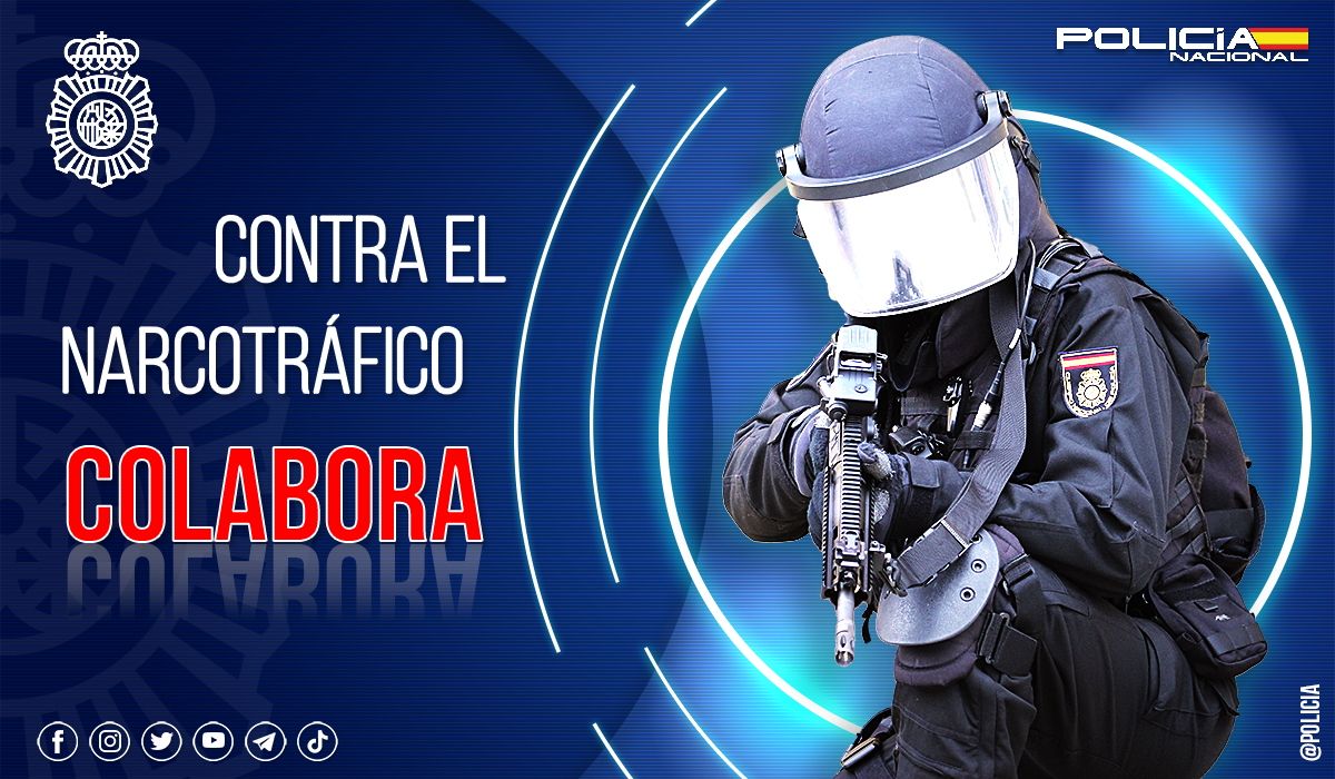 “¿Tiene plantas con un olor peculiar?”: la Policía Nacional pide la colaboración ciudadana en la lucha contra el narcotráfico. Imagen de la campaña en el perfil de Twitter del CNP.