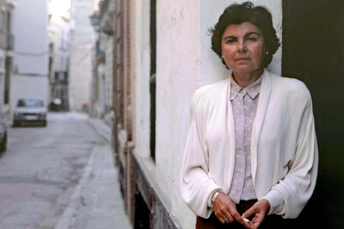 Carmen Laffón, la artista sevillana que falleció en 2021.