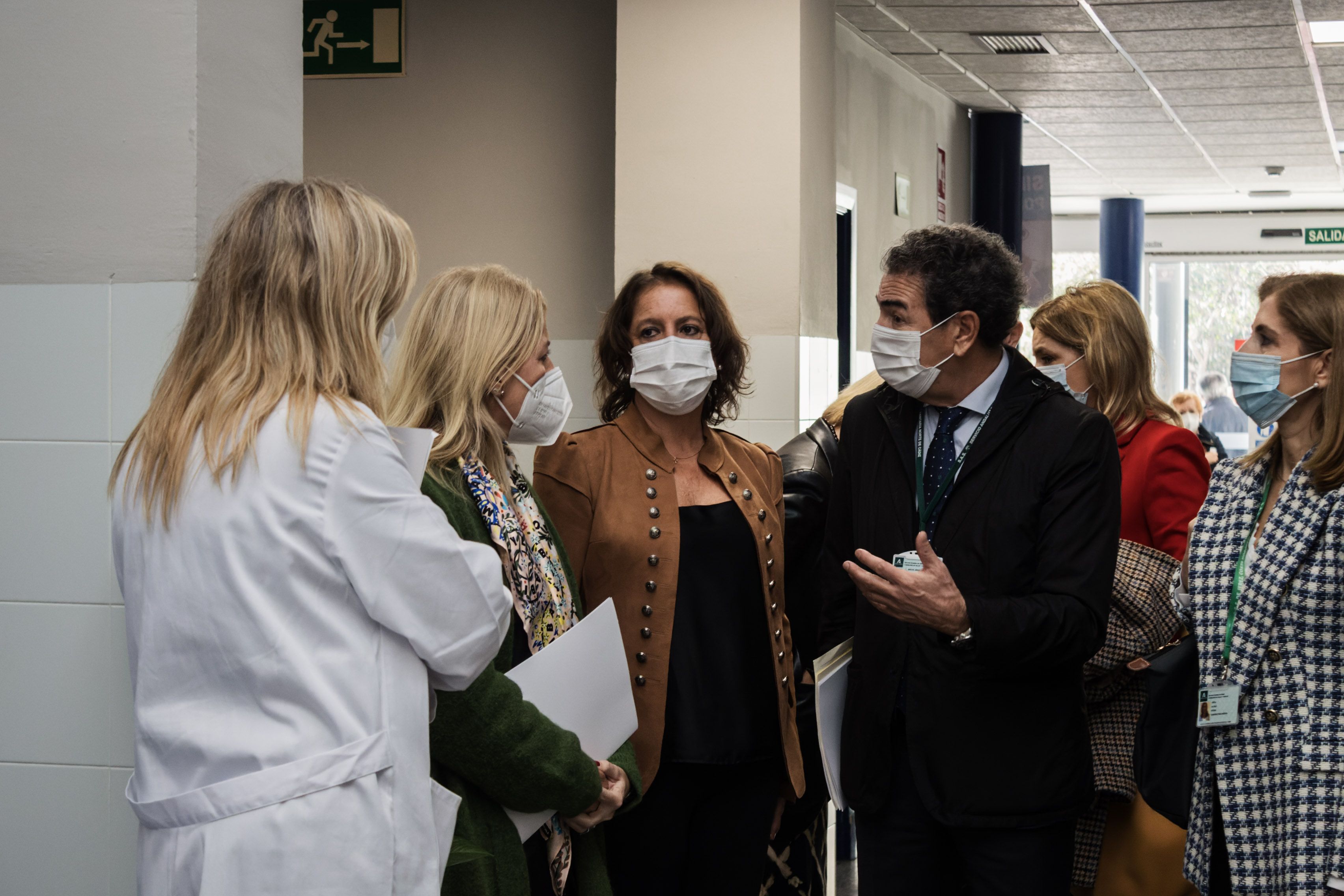 La consejera de Salud de la Junta en el centro de San Benito.
