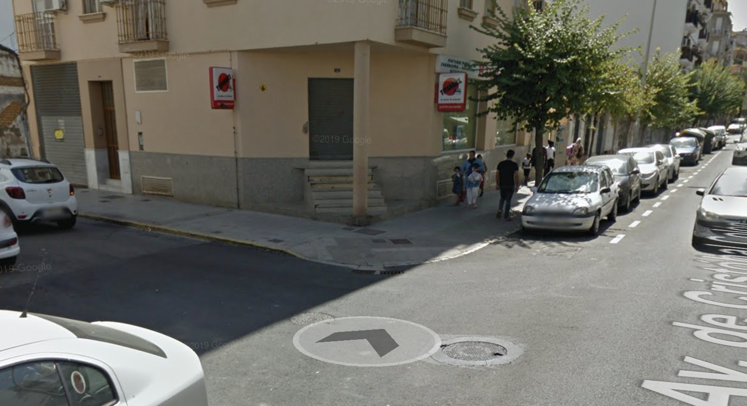 Zona en la que se ha producido el accidente mortal en Huelva, en una imagen de Google Maps.