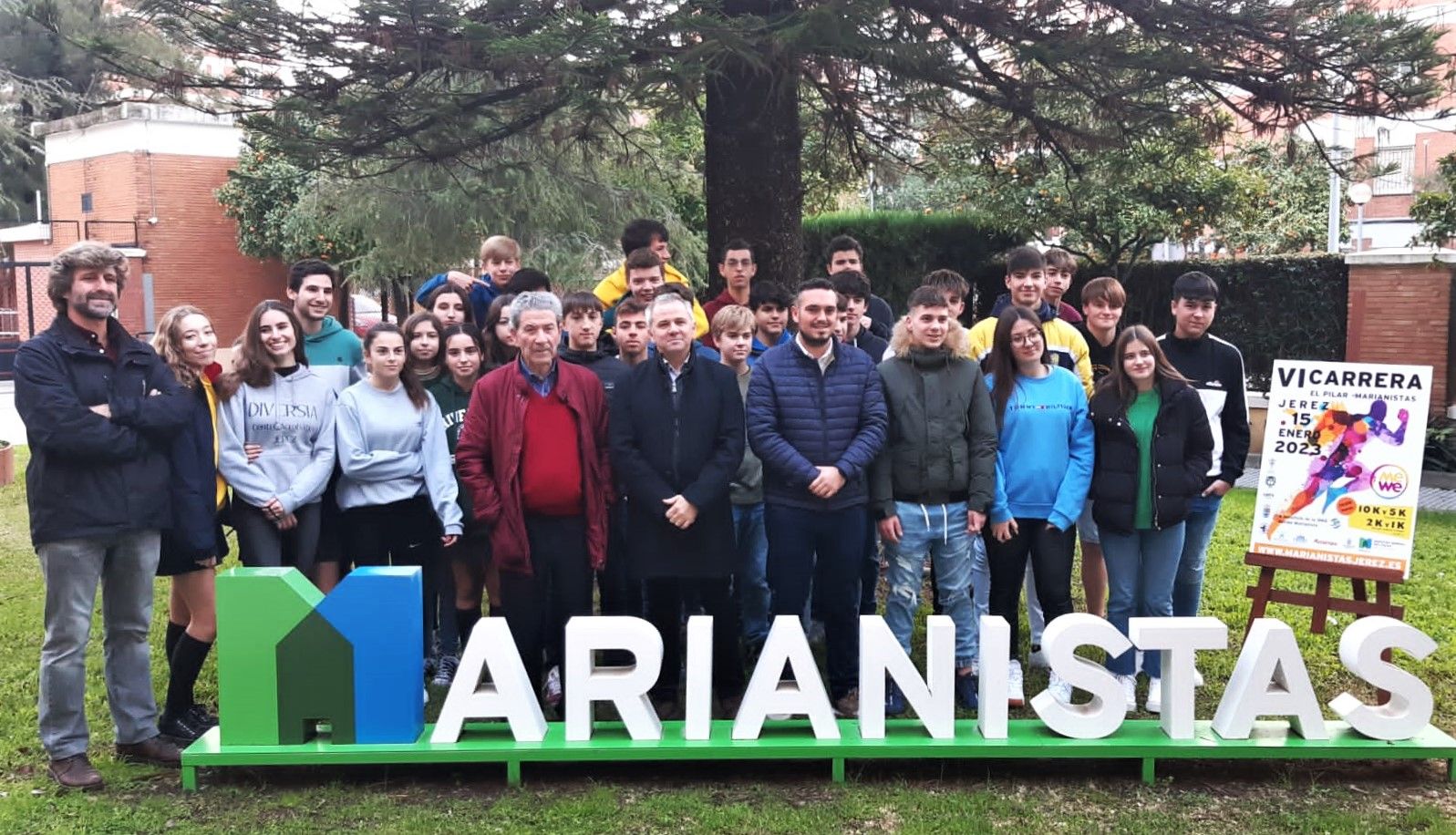 ‘El Pilar-Marianistas’ abre el calendario de carreras en Jerez se celebrará el domingo con más de 500 participantes. En la imagen, la presentación de la carrera.