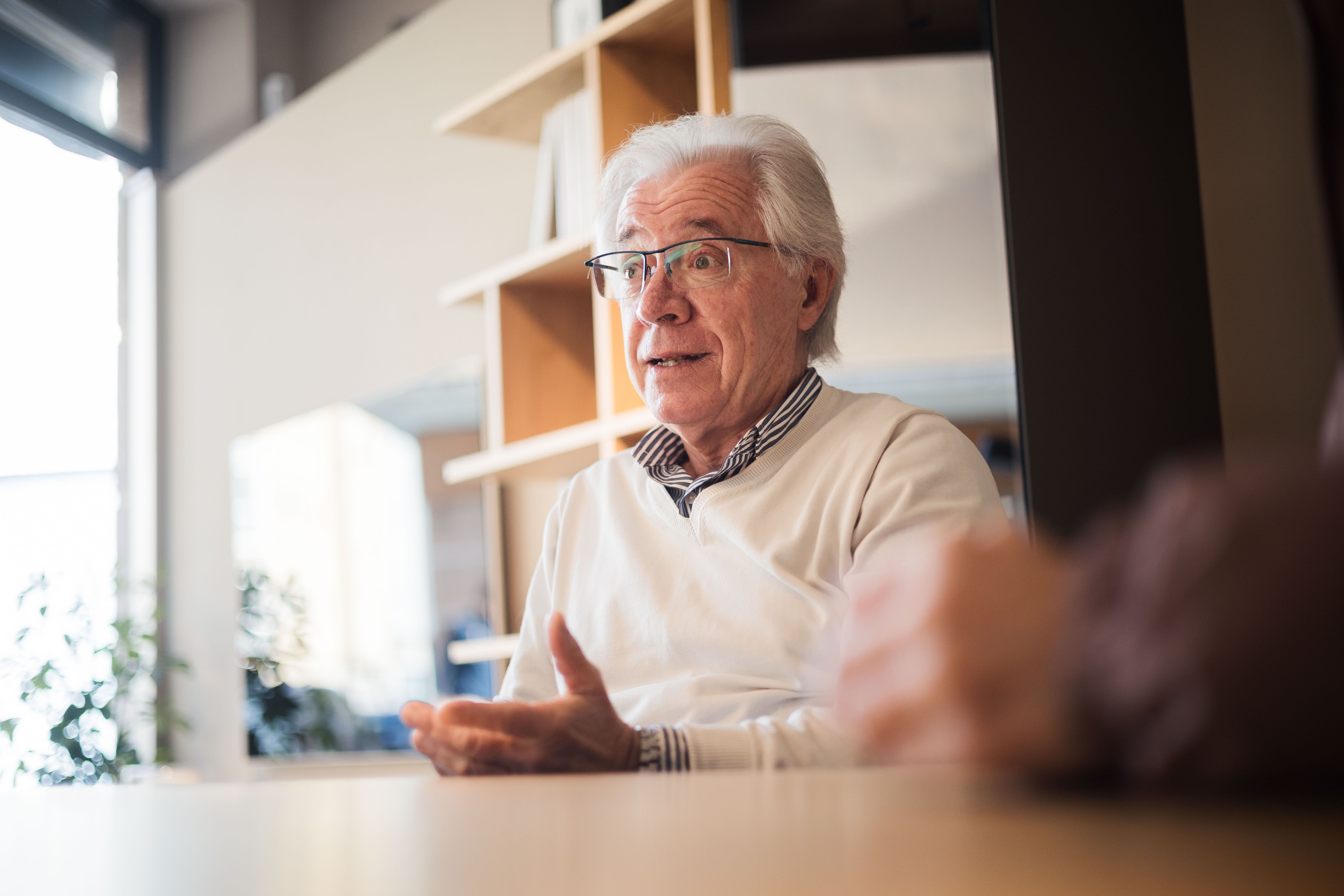 Fernando, fundador del estudio, durante la entrevista.