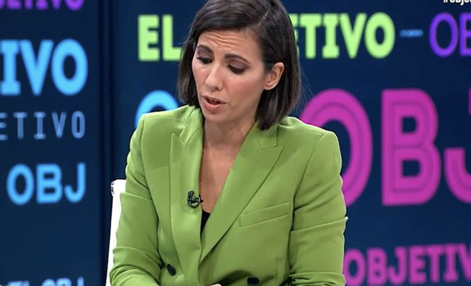 Ana Pastor, en un momento de uno de los programas de 'El Objetivo', de 'La Sexta'.