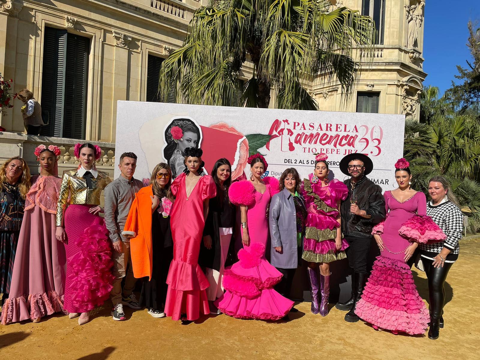 Un momento de la presentación de la pasarela flamenca.