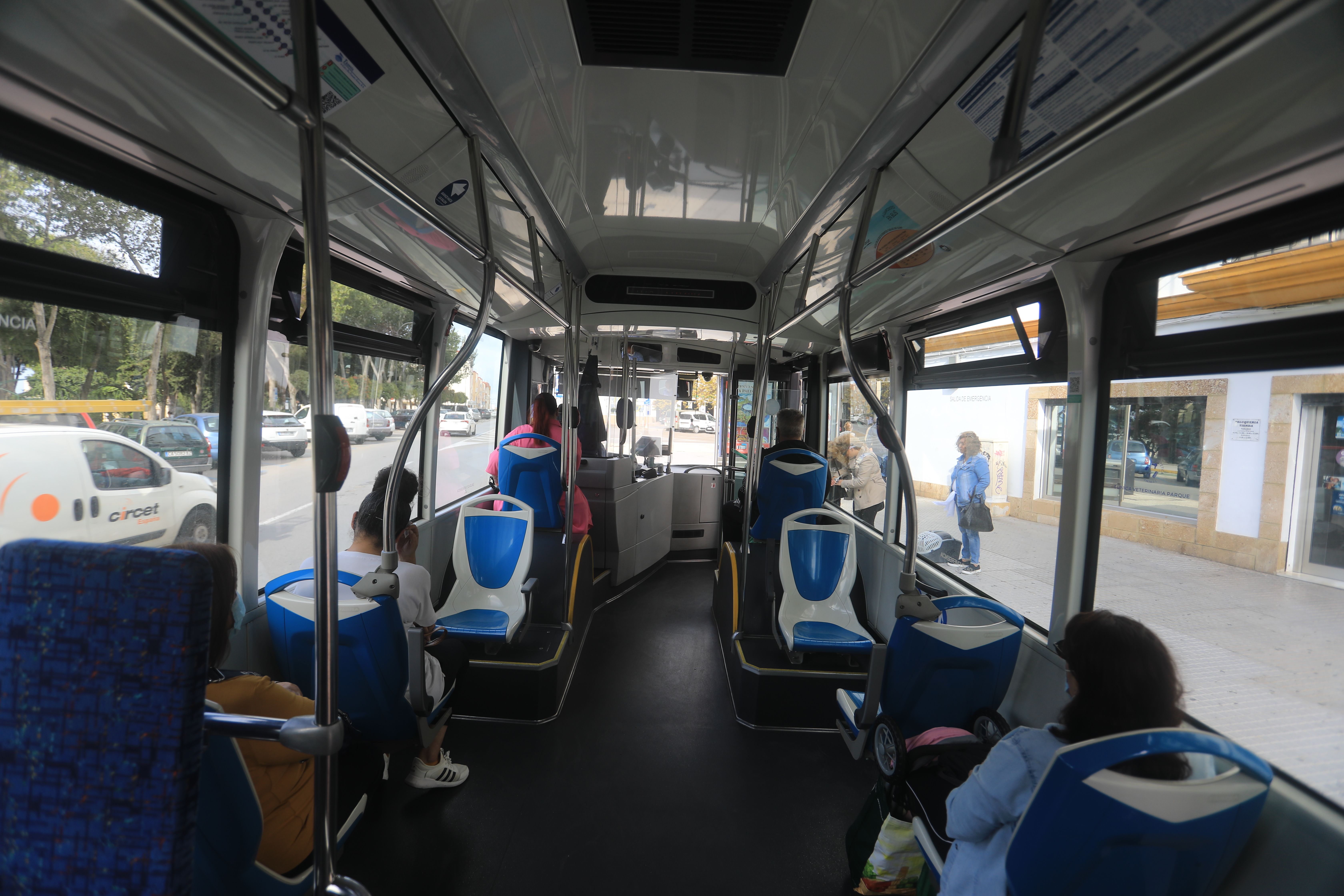 Un autobús urbano de San Fernando.