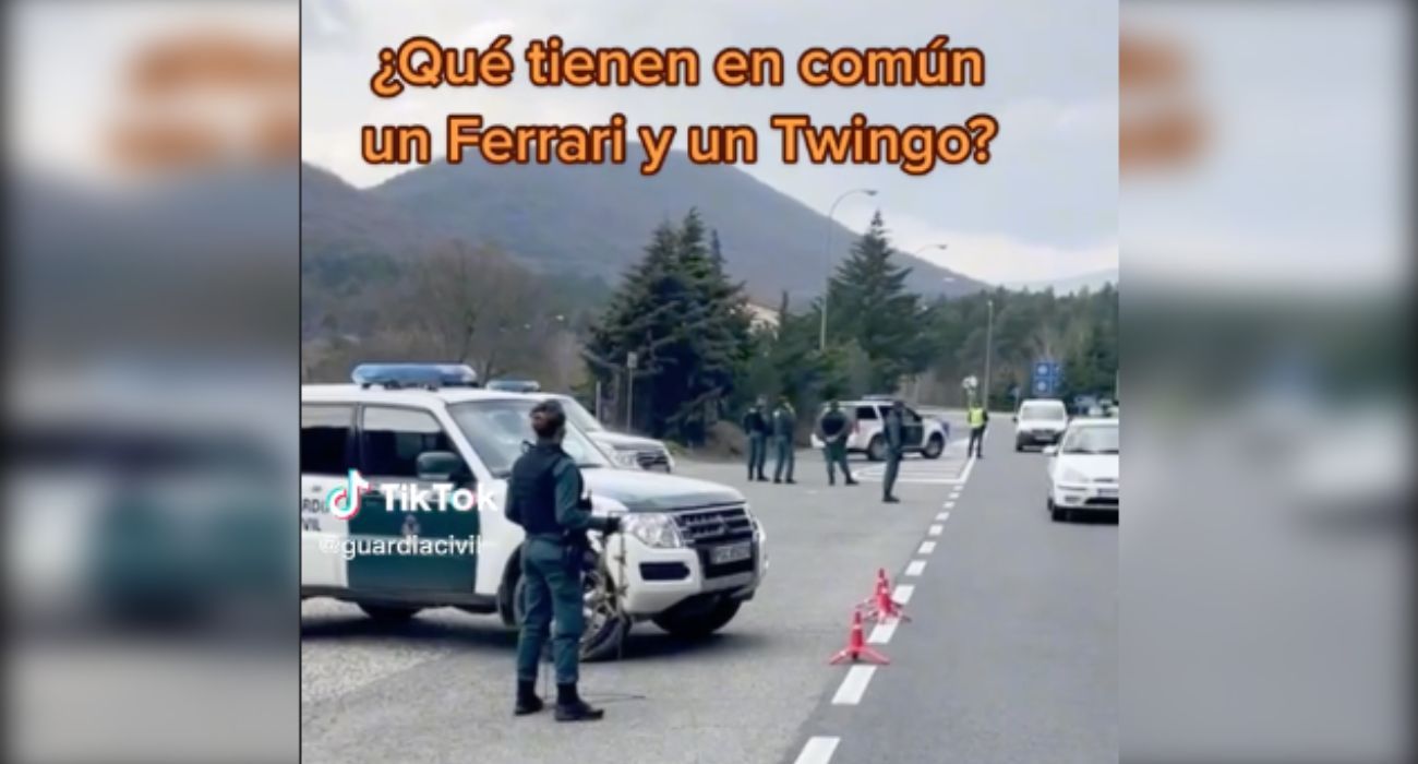 Fragmento del vídeo subido por la Guardia Civil a redes.